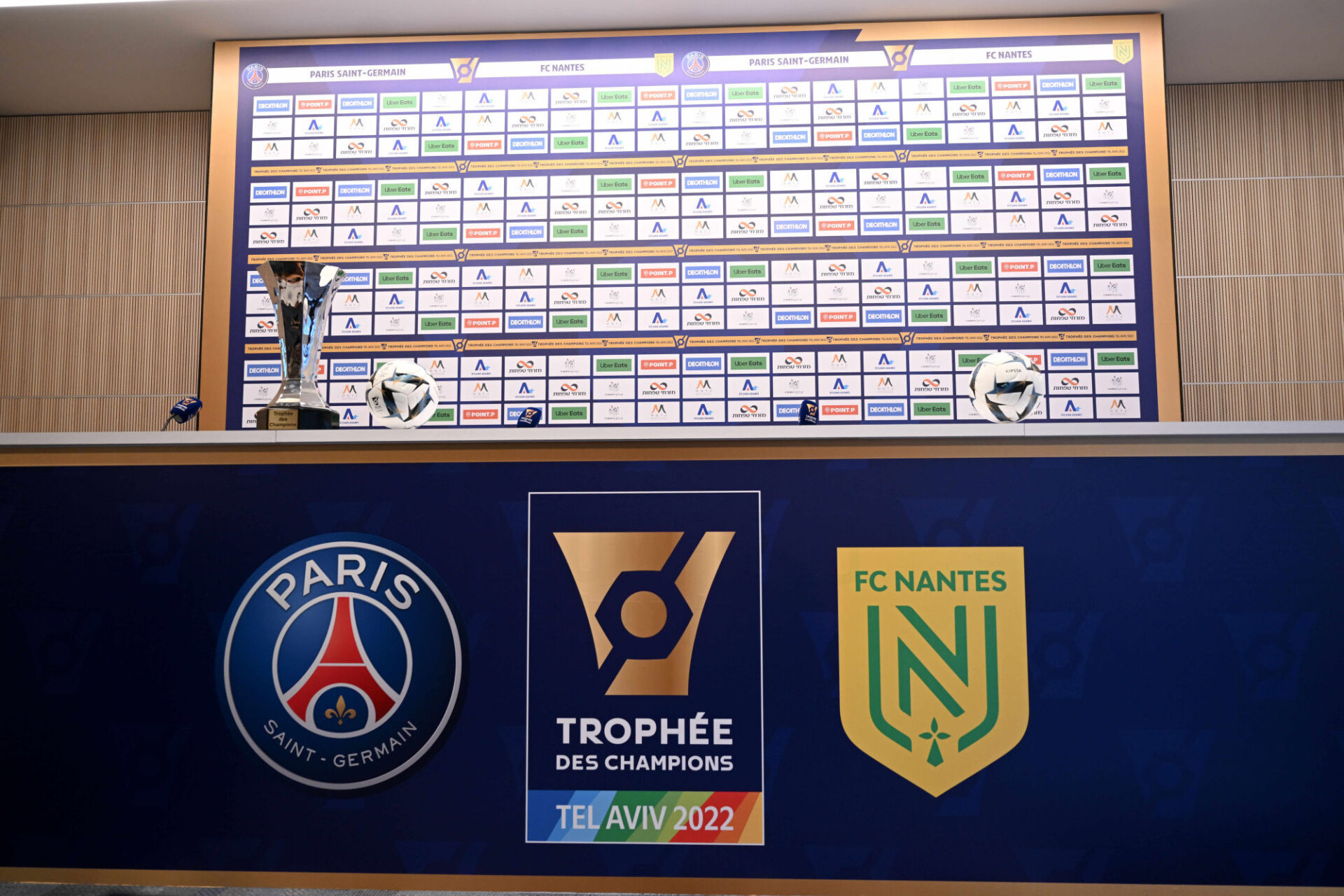 Le PSG et Nantes s'affrontent pour le Trophée des Champions (iconsport) Le PSG et Nantes s'affrontent pour le Trophée des Champions (iconsport)
