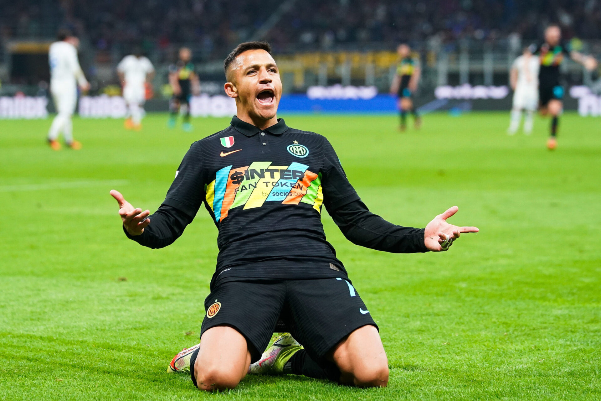 Alexis S&aacute;nchez avec l'Inter Milan. Icon Sport