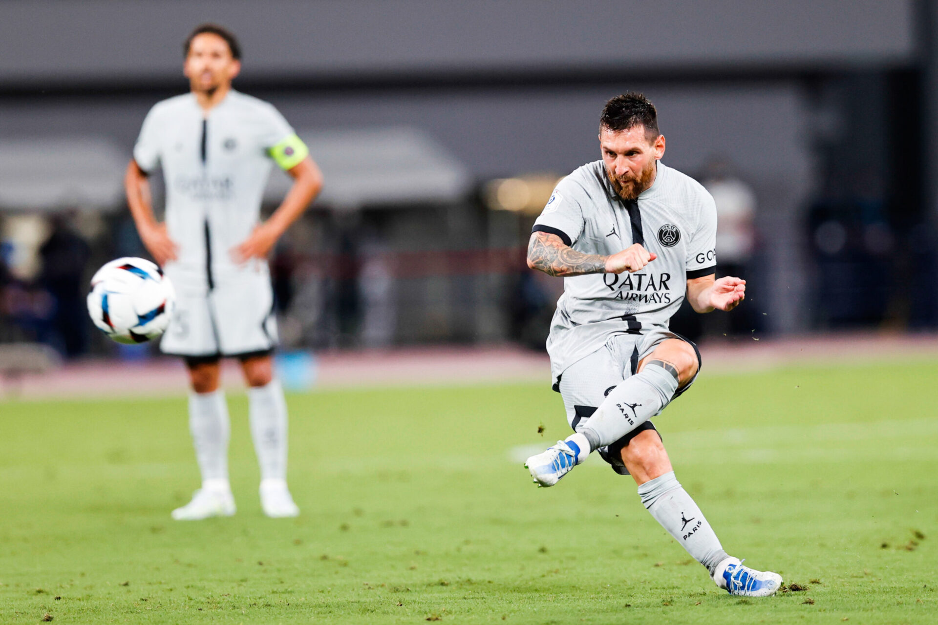 Leo Messi, sous les couleurs du PSG lors de la présaison 2022. (Icon Sport) Leo Messi, sous les couleurs du PSG lors de la présaison 2022. (Icon Sport)