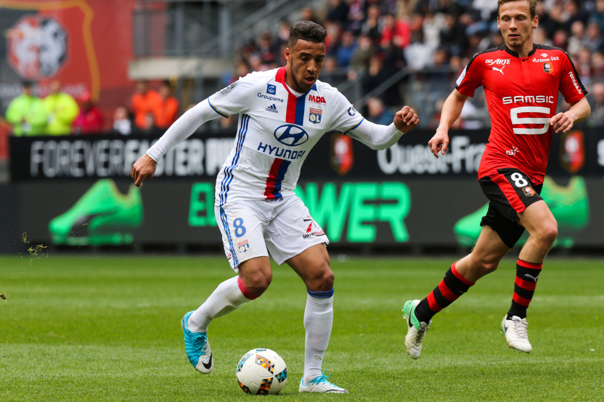 Corentin Tolisso avec l'OL en 2017. (Icon Sport)