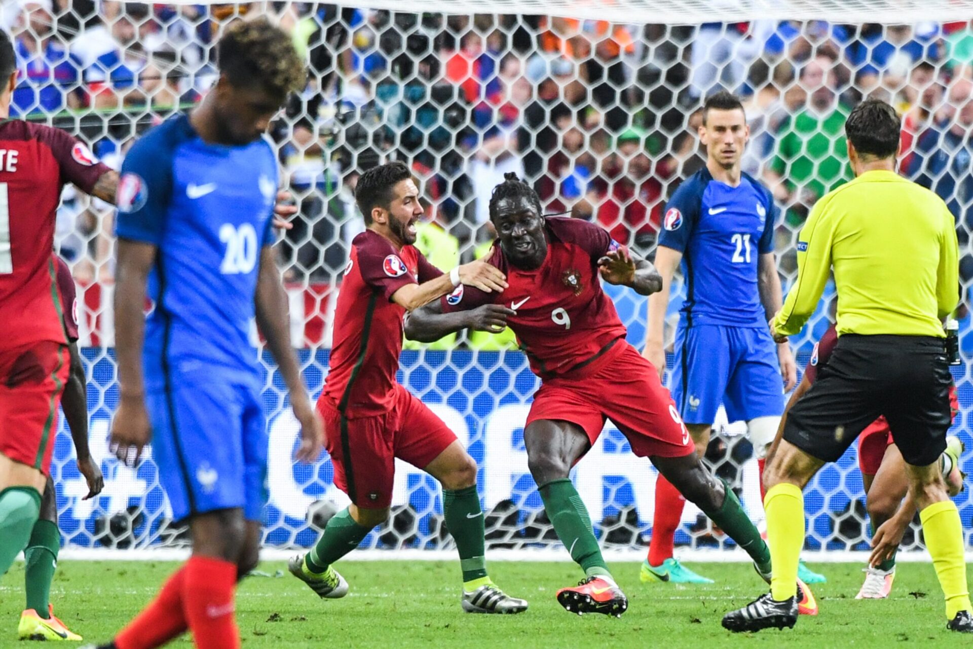 Le Portugal et &Eacute;der avaient battu la France en finale de l'Euro 2016. Icon Sport