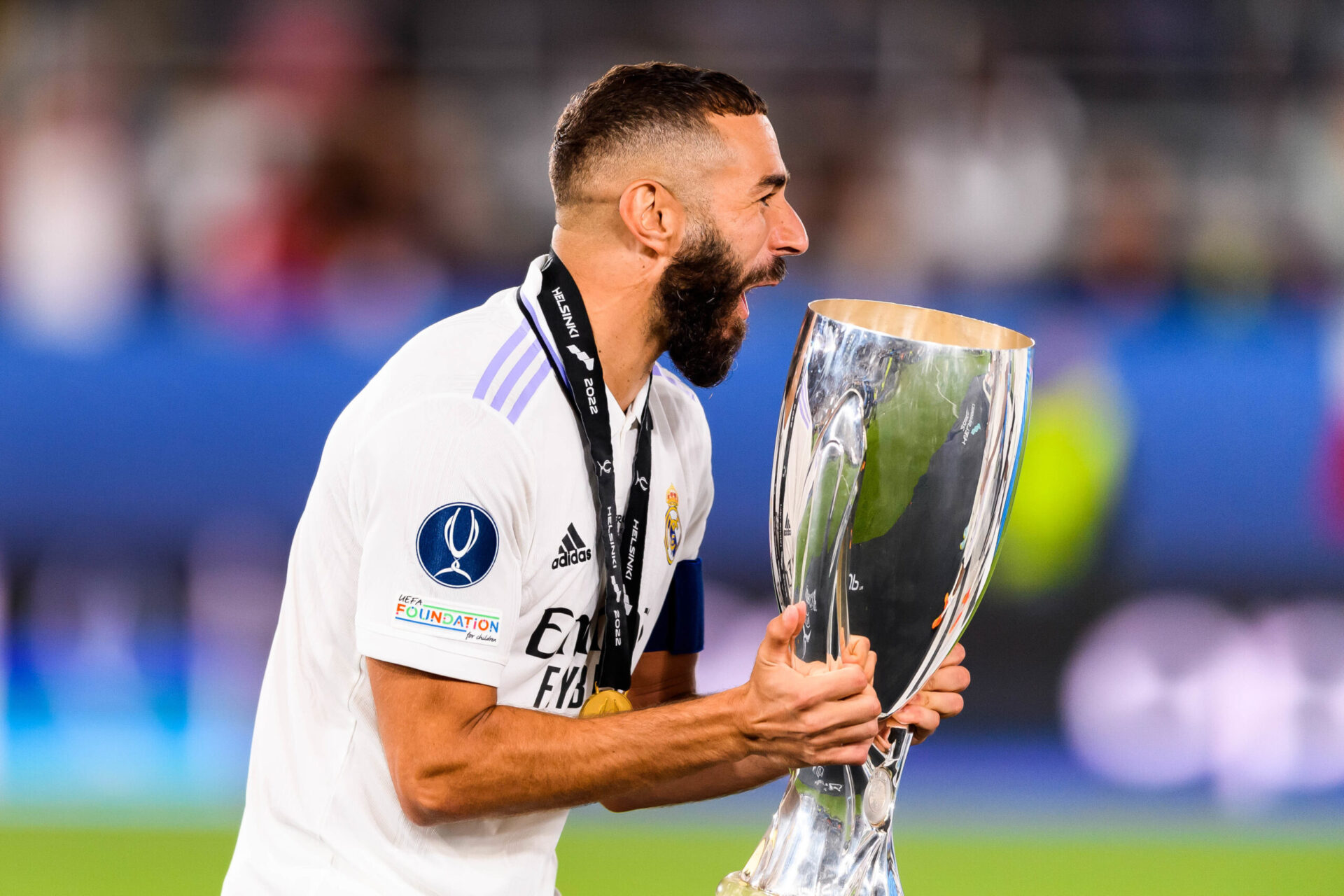 Karim Benzema, élu joueur de la saison passée par l'UEFA (Icon Sport) Karim Benzema, élu joueur de la saison passée par l'UEFA (Icon Sport)