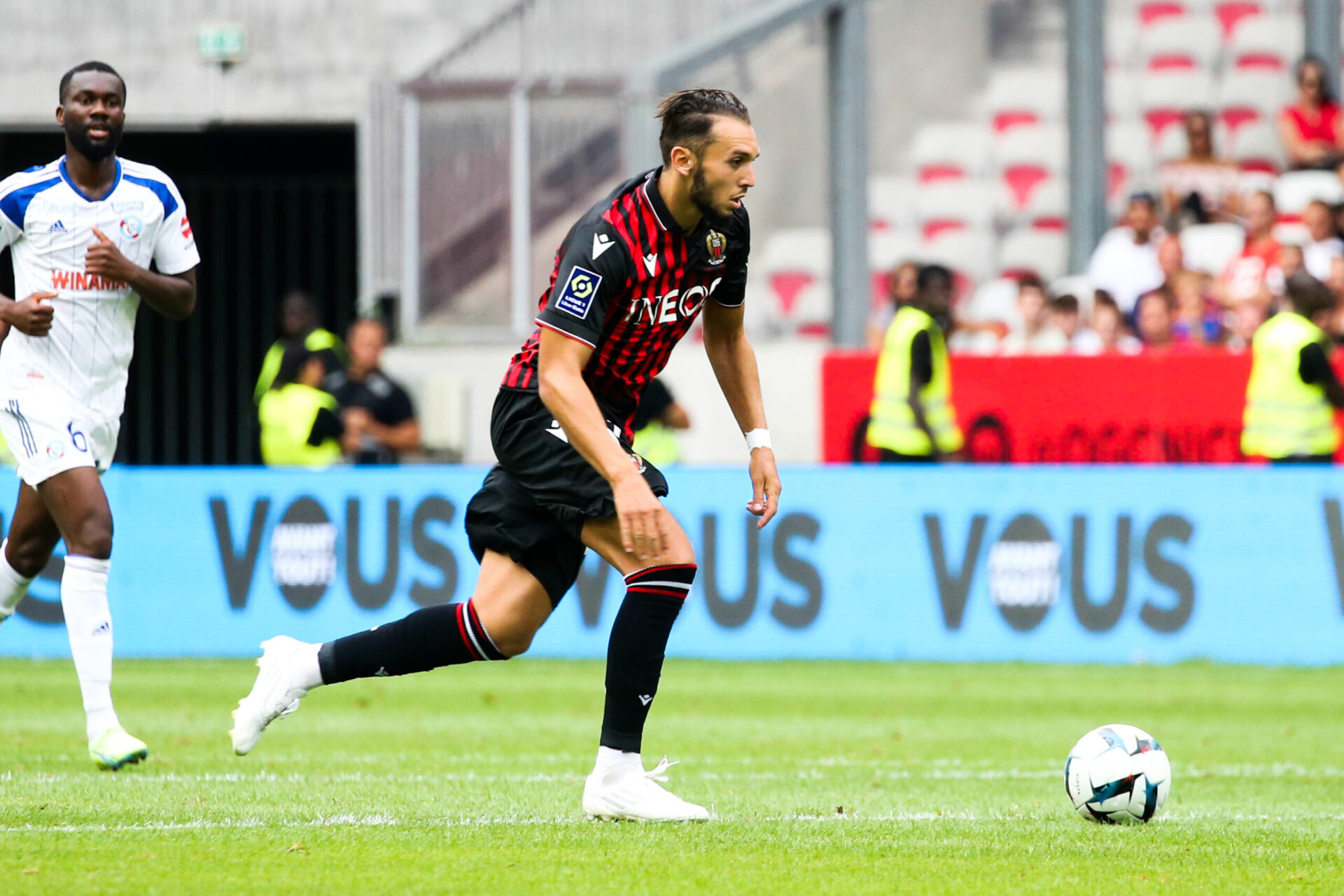 Amine Gouiri, sous les couleurs de l'OGC Nice. Icon Sport