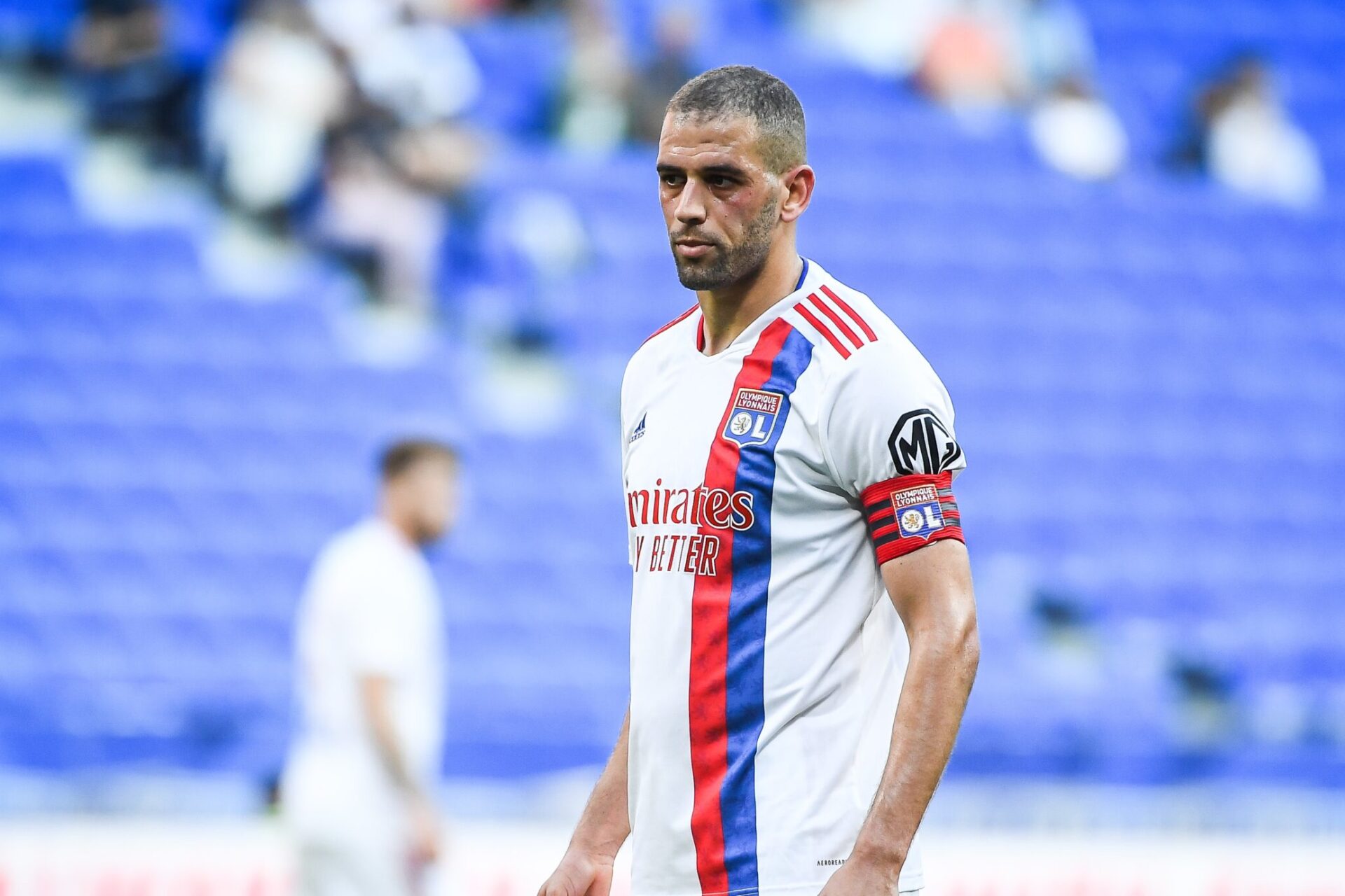 Slimani lors de son passage &agrave; l'OL. (Icon Sport)