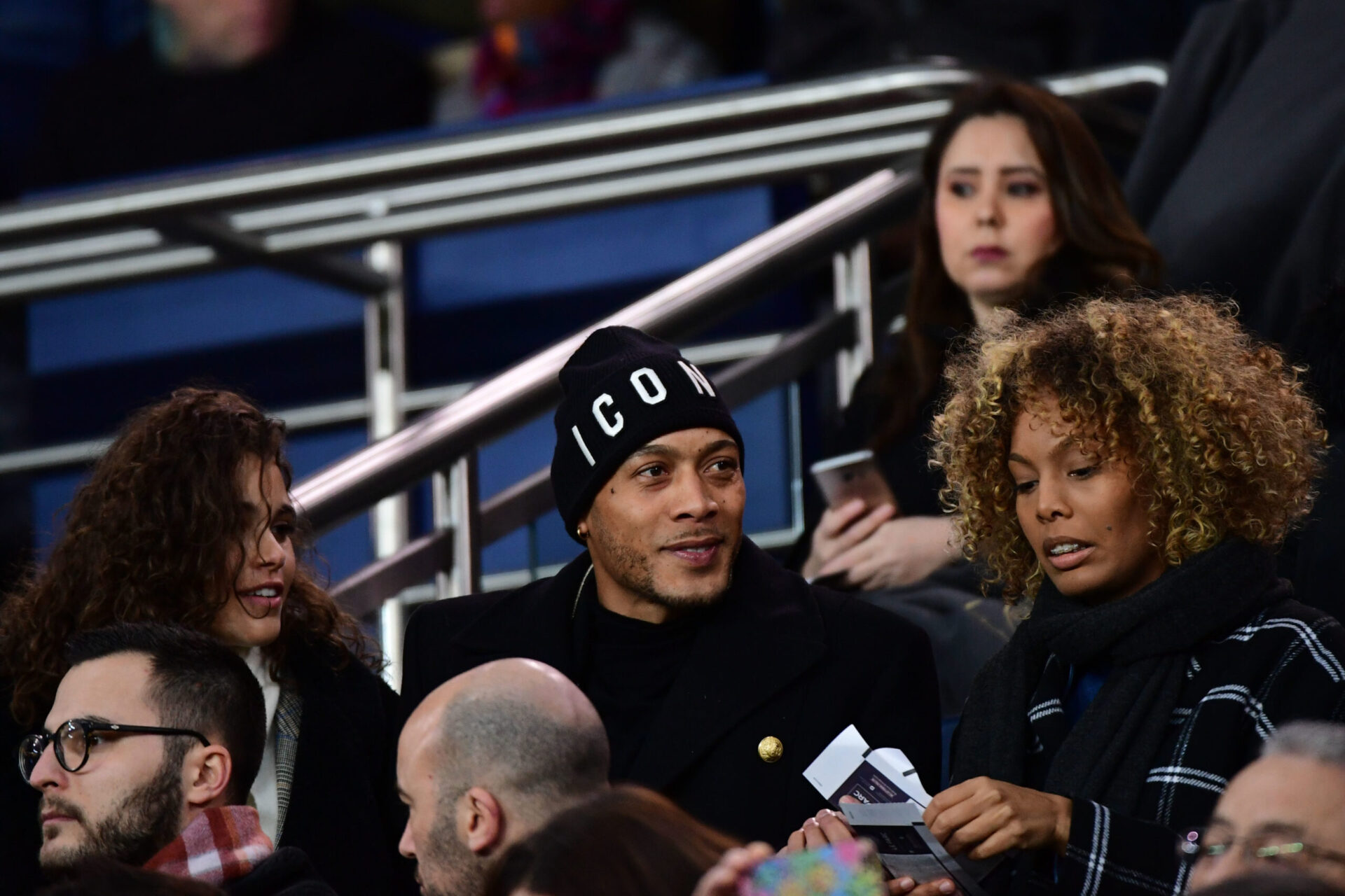 Guillaume Hoarau spectateur au Parc des Princes, un stade qu'il conna&icirc;t bien (Icon Sport)