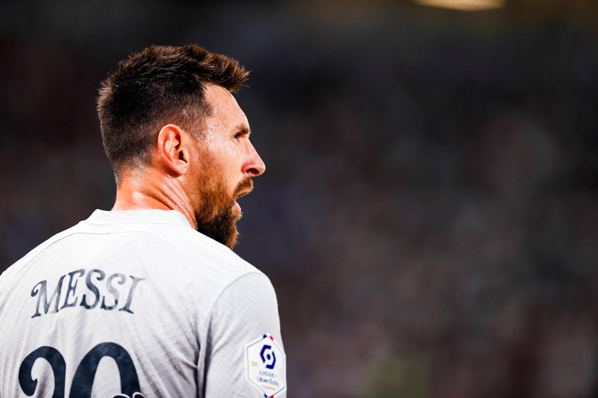 Lionel Messi avec le maillot du Paris Saint-Germain (Icon Sport)