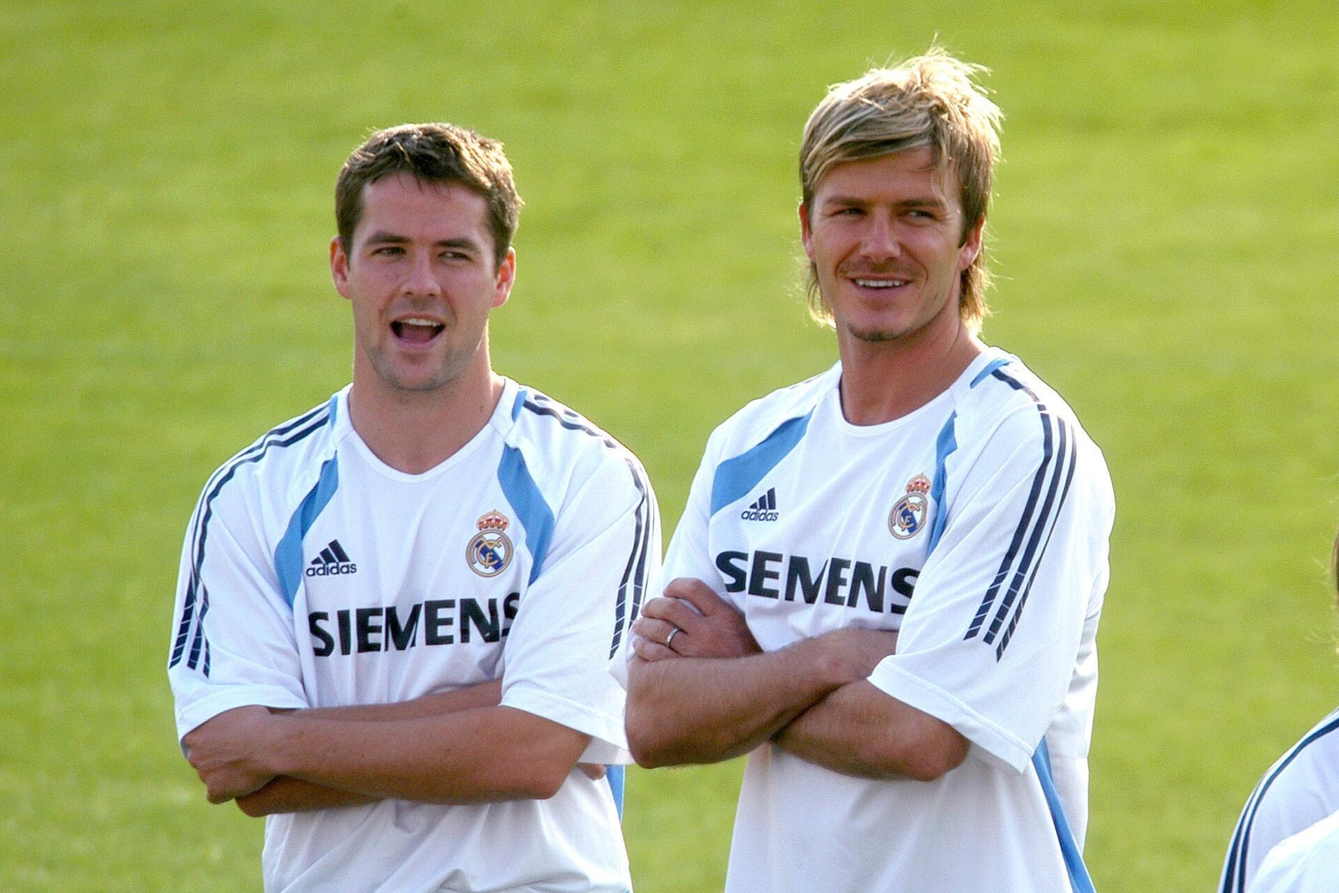 Micha&euml;l Owen, entour&eacute; de Paul Ince et Steve McManaman / Iconsport