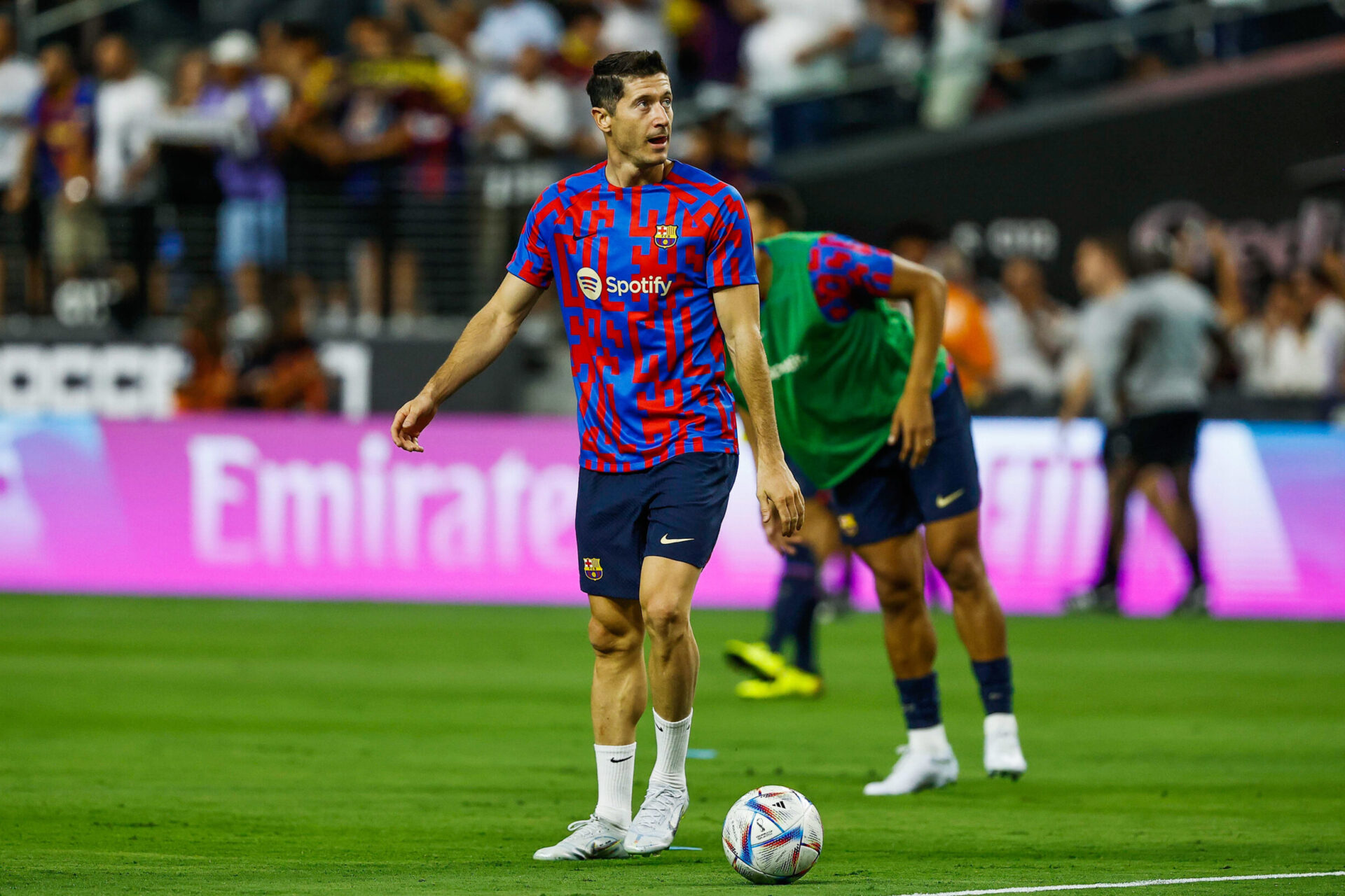 Robert Lewandowski, l'attaquant du FC Barcelone - Icon Sport