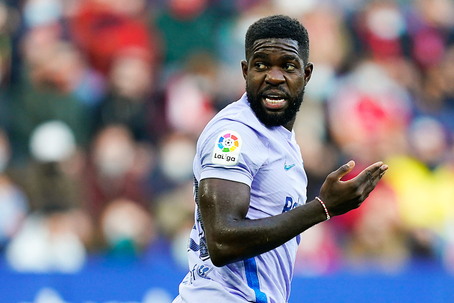 Samuel Umtiti sous les couleurs du Bar&ccedil;a - Icon Sport