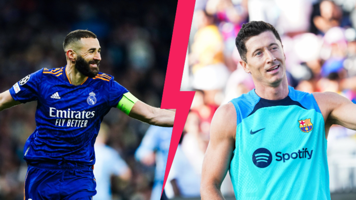 Benzema et Lewandowski, un duel de buteurs en Liga - Icon Sport