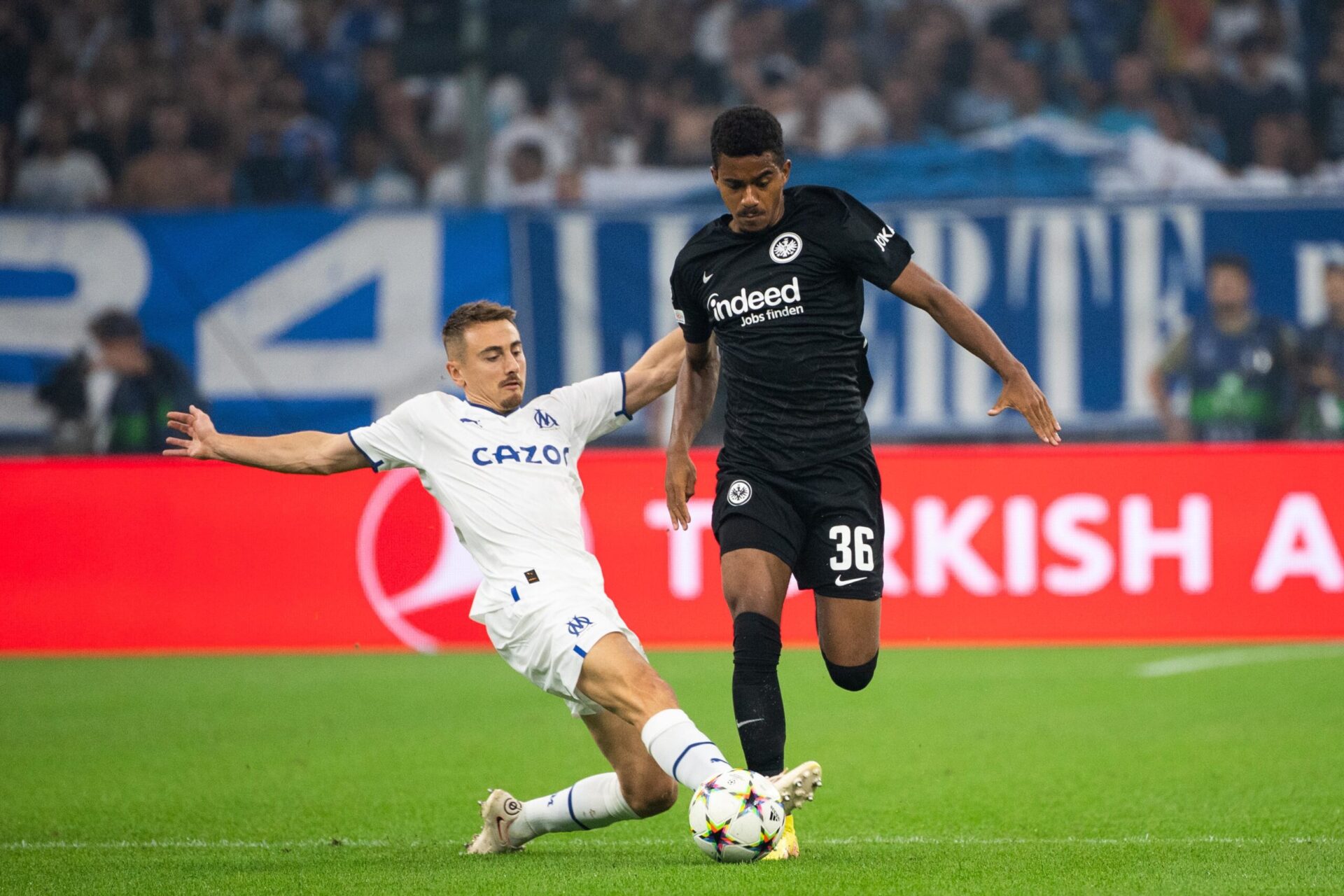 Nouvelle d&eacute;faite pour Valentin Rongier et l'OM en Ligue des champions. (Icon Sport)