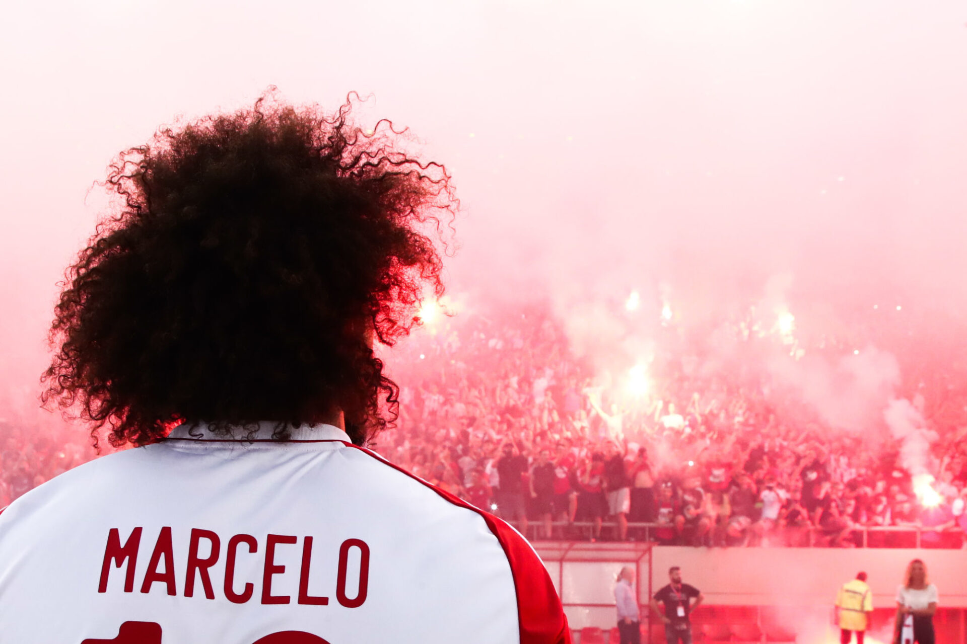 Le stade s'est enflammé pour Marcelo. (Icon Sport) Le stade s'est enflammé pour Marcelo. (Icon Sport)