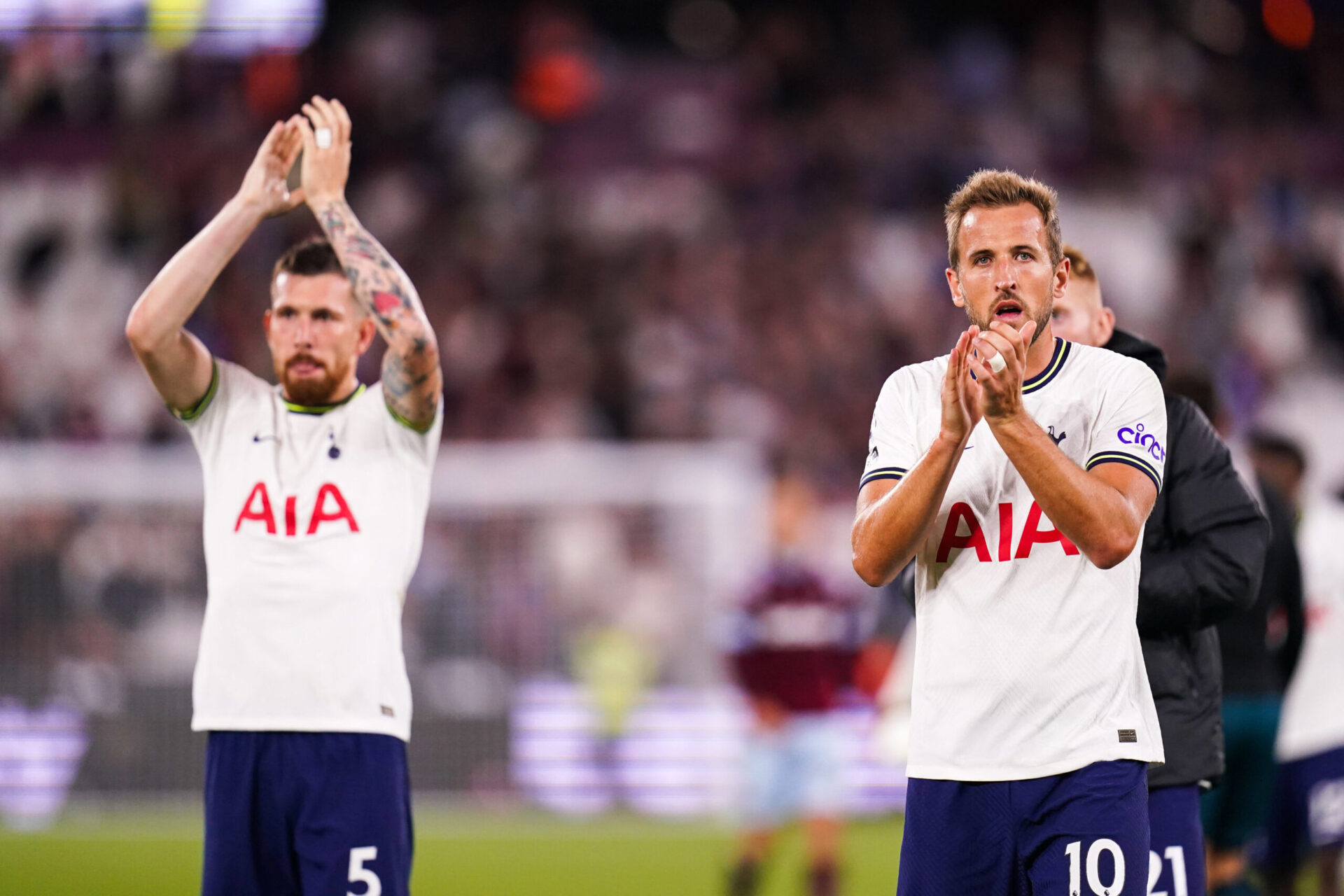 Harry Kane et Pierre-Emile Hojbjerg ont tous les deux marqu&eacute;s contre Fulham (Icon Sport)