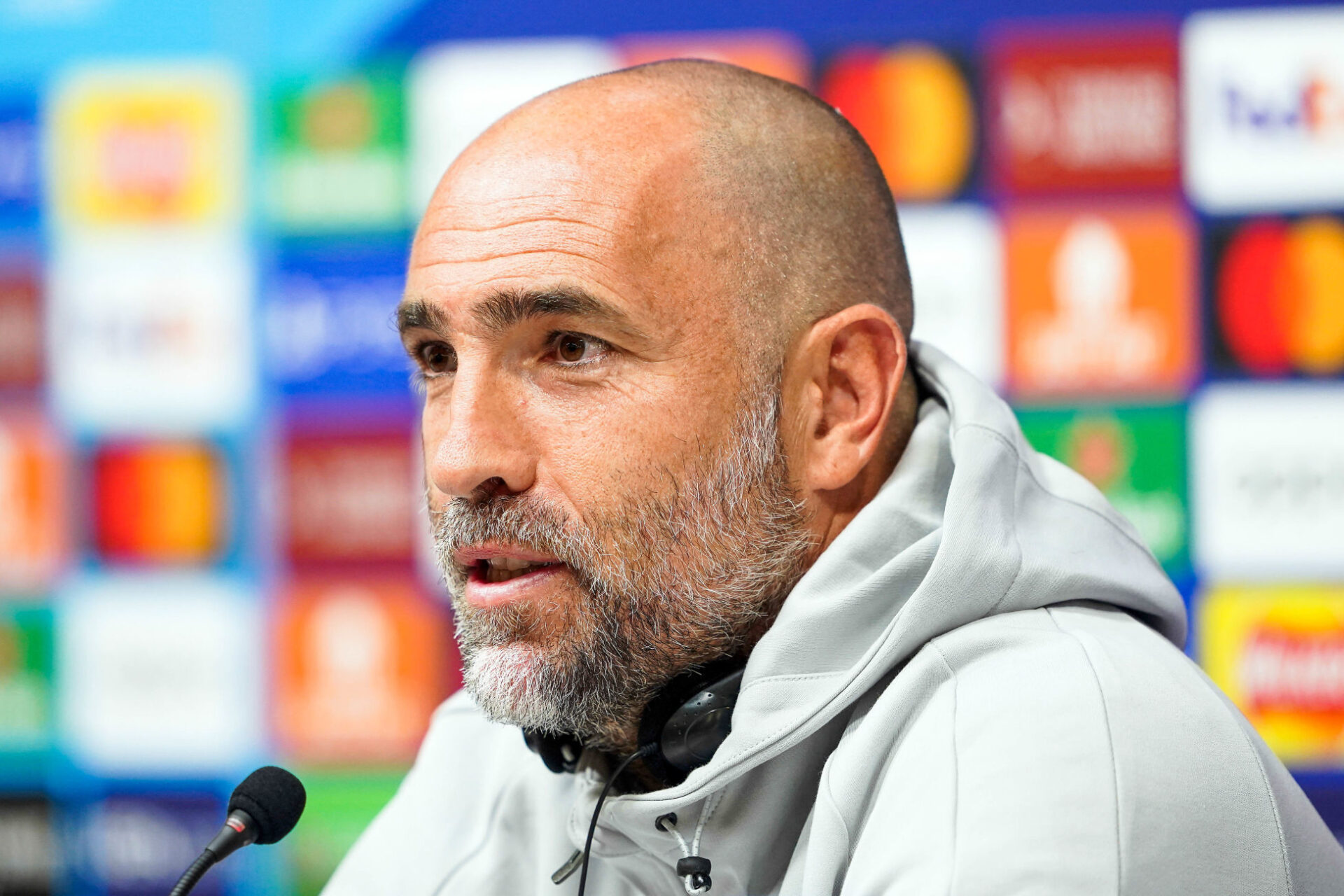 L'entra&icirc;neur de l'OM, Igor Tudor, &eacute;tait en conf&eacute;rence de presse. (Icon Sport)