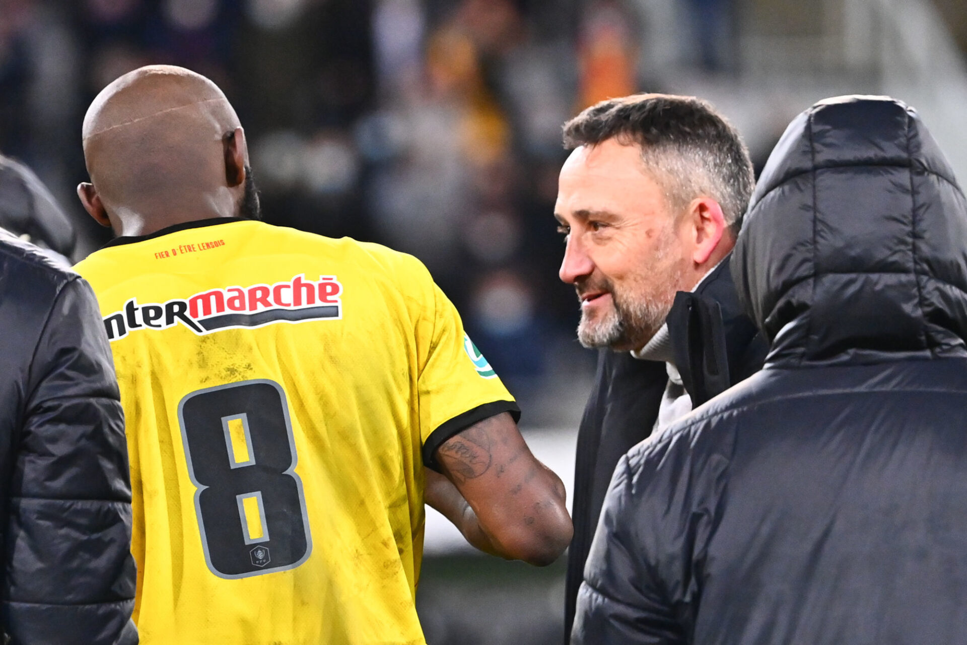 Seko Fofana avec Franck Haise sous les couleurs de Lens (Icon Sport)