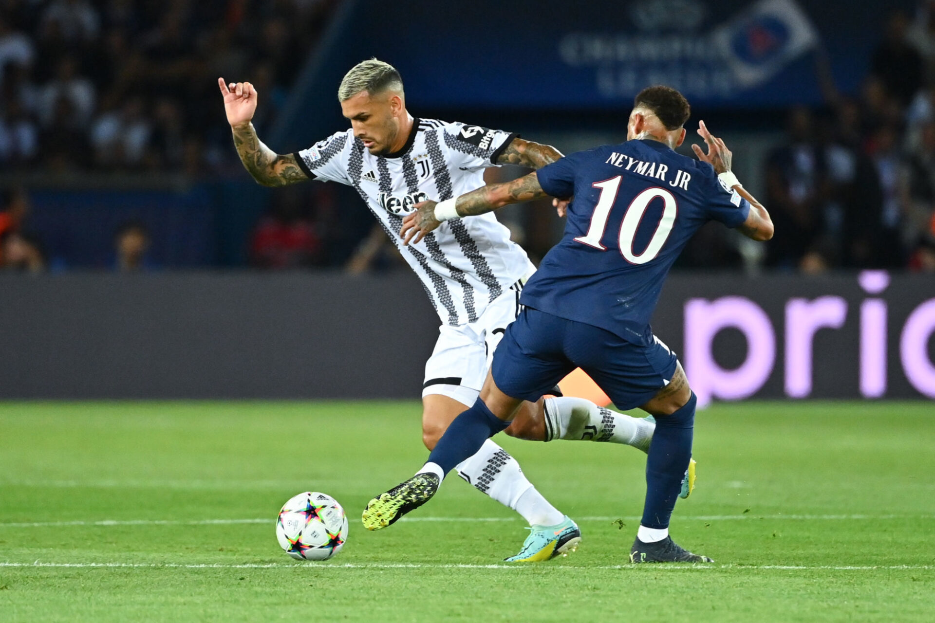 Kylian Mbapp&eacute;, double buteur face &agrave; la Juve avec le PSG. (Icon Sport)
