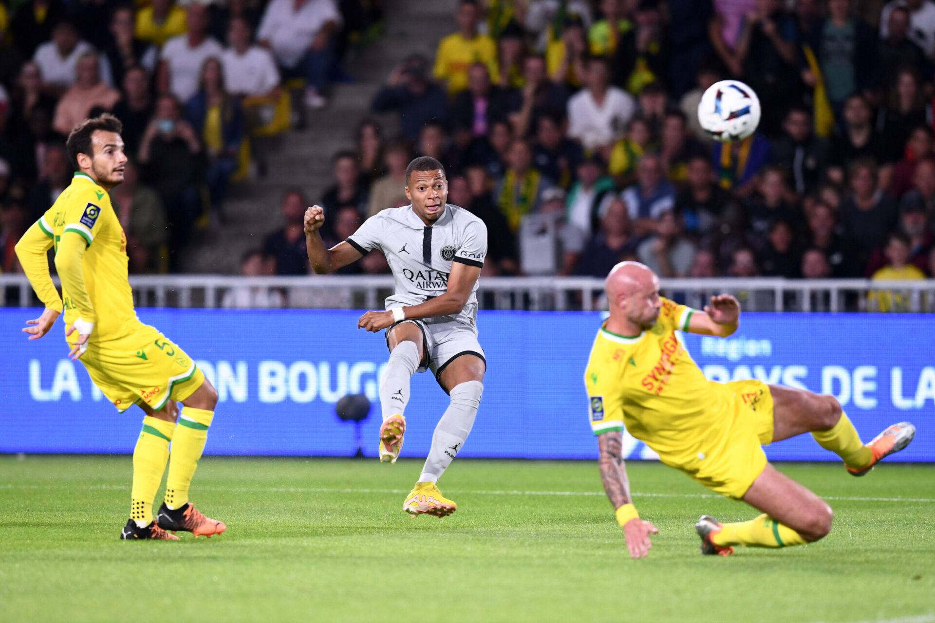 Kylian Mbappé, double buteur avec le PSG. (icon sport) Kylian Mbappé, double buteur avec le PSG. (icon sport)