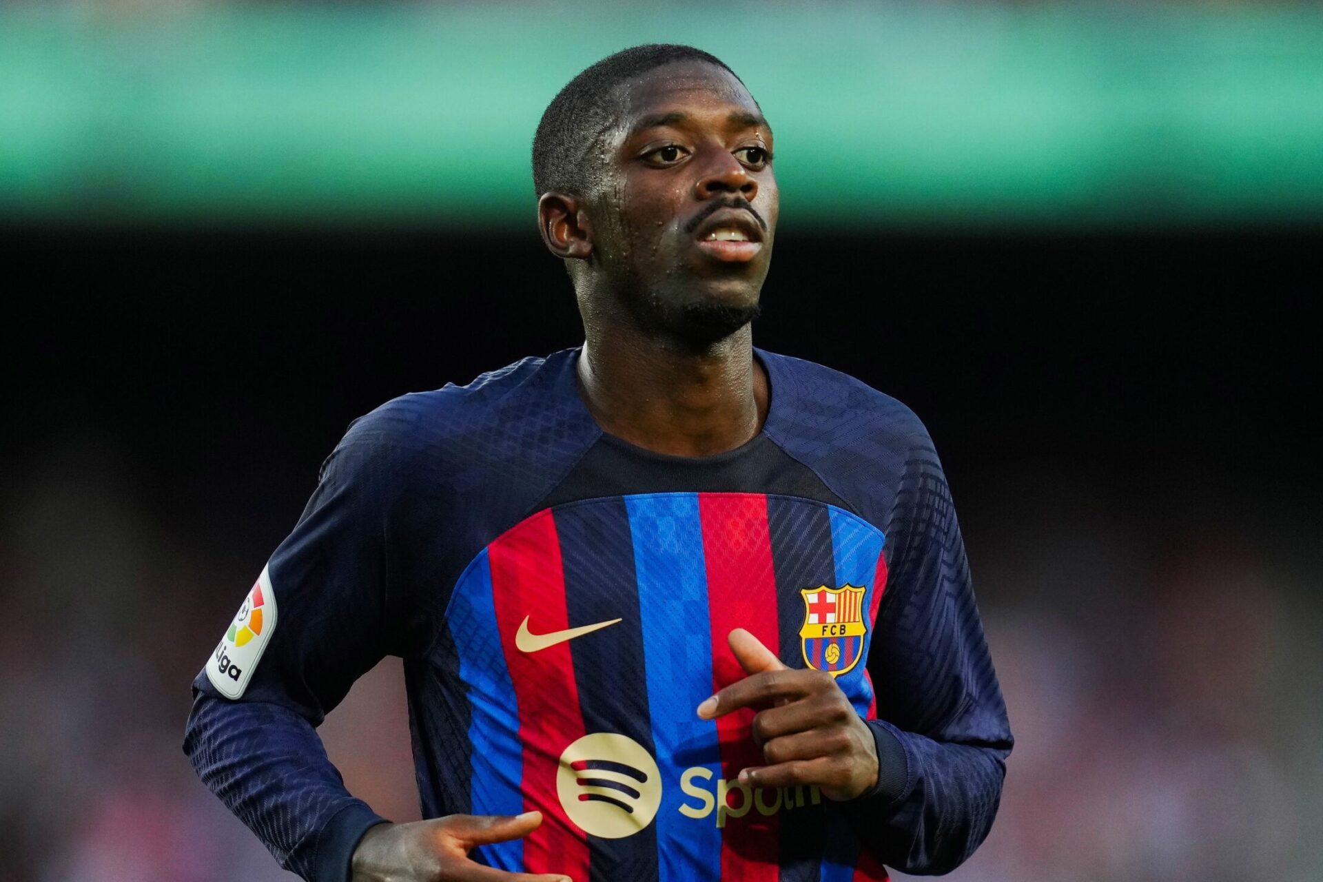 Ousmane Dembélé sous les couleurs du FC Barcelone (Icon Sport) Ousmane Dembélé sous les couleurs du FC Barcelone (Icon Sport)