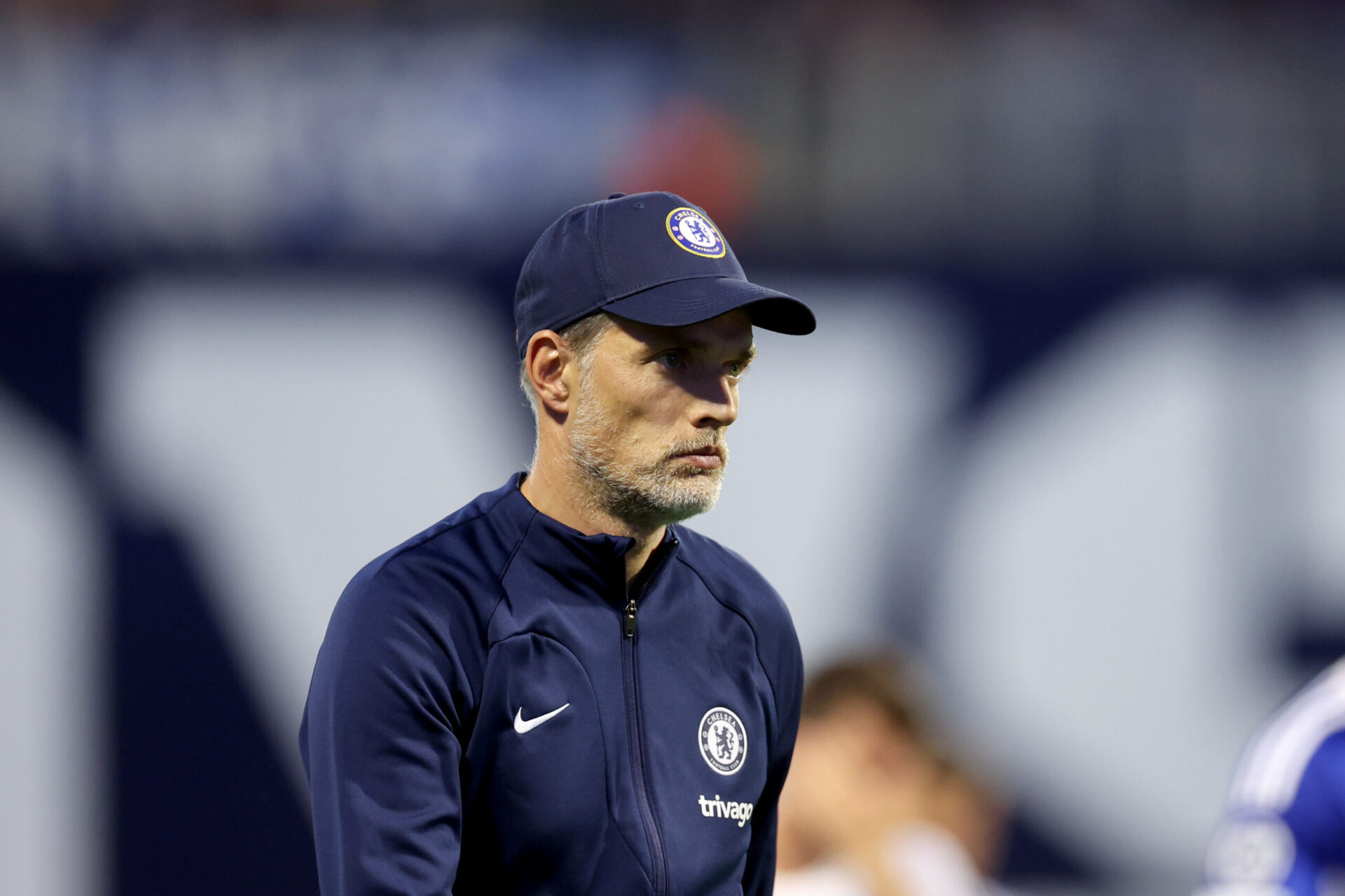 Tuchel avait la mine des mauvais jours apr&egrave;s la d&eacute;faite de son &eacute;quipe face au Dinamo Zagreb (Icon Sport)