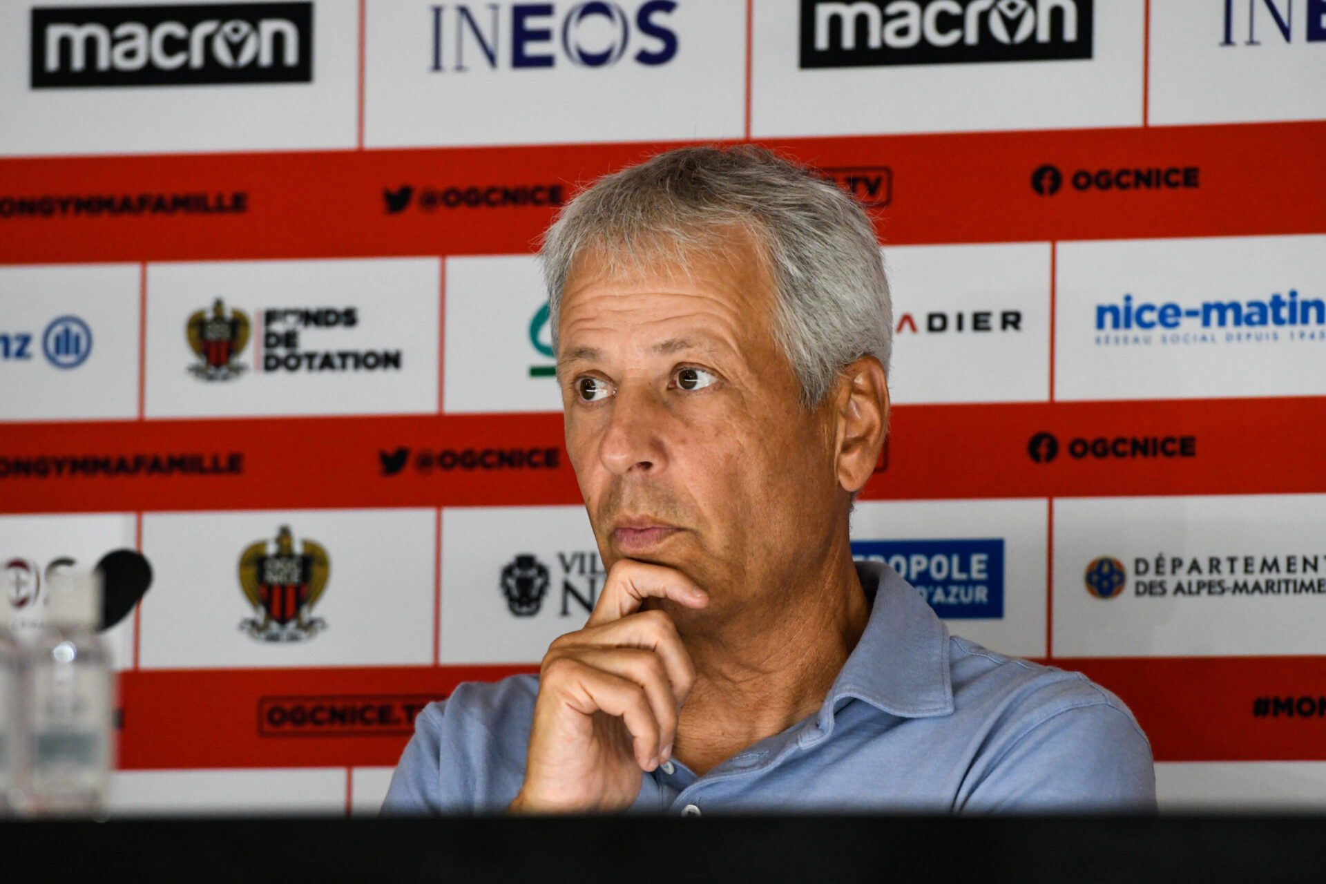 Lucien Favre, l'entraîneur de l'OGC Nice (Icon Sport) Lucien Favre, l'entraîneur de l'OGC Nice (Icon Sport)