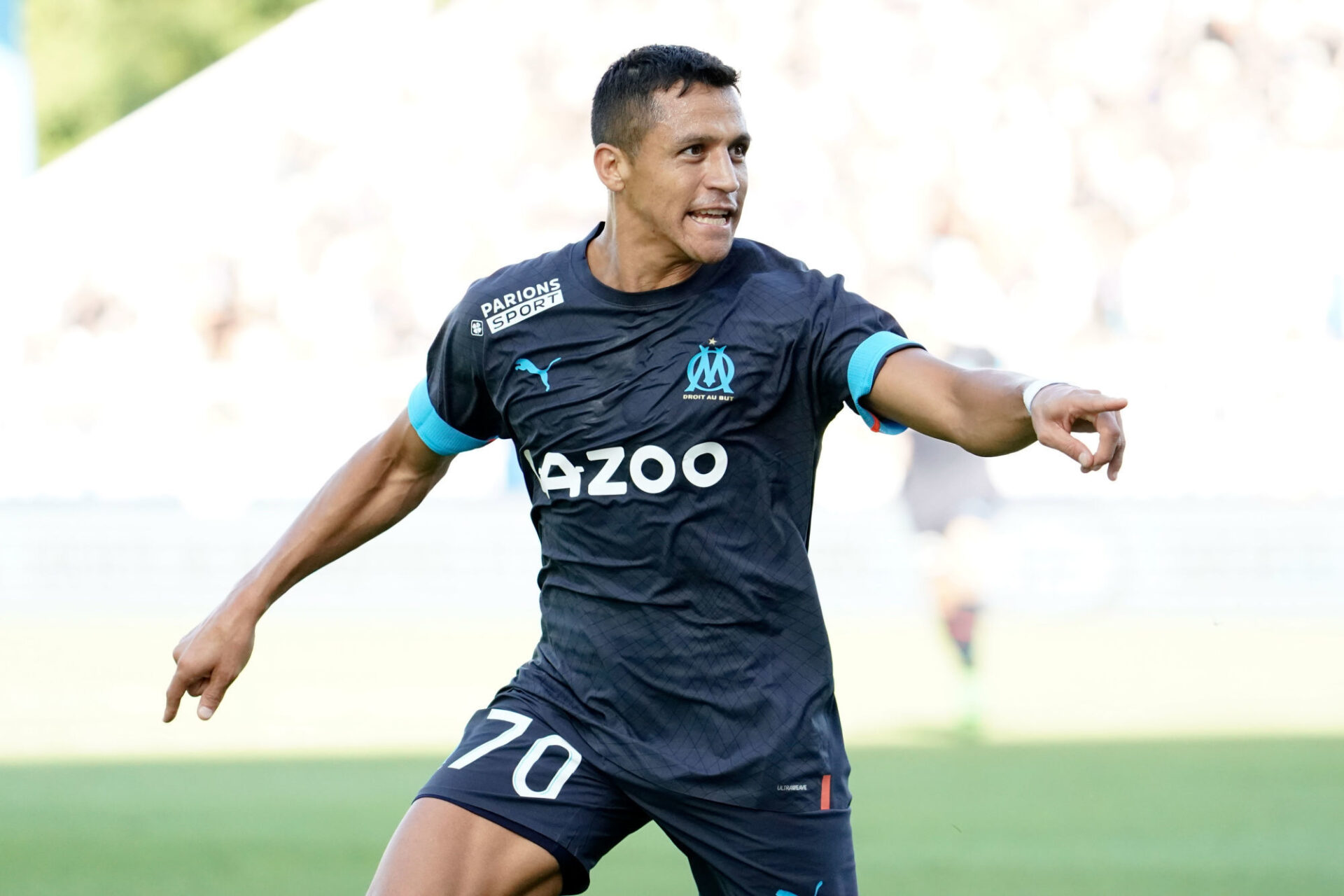 Alexis Sanchez sous le maillot de l'OM (Icon Sport)