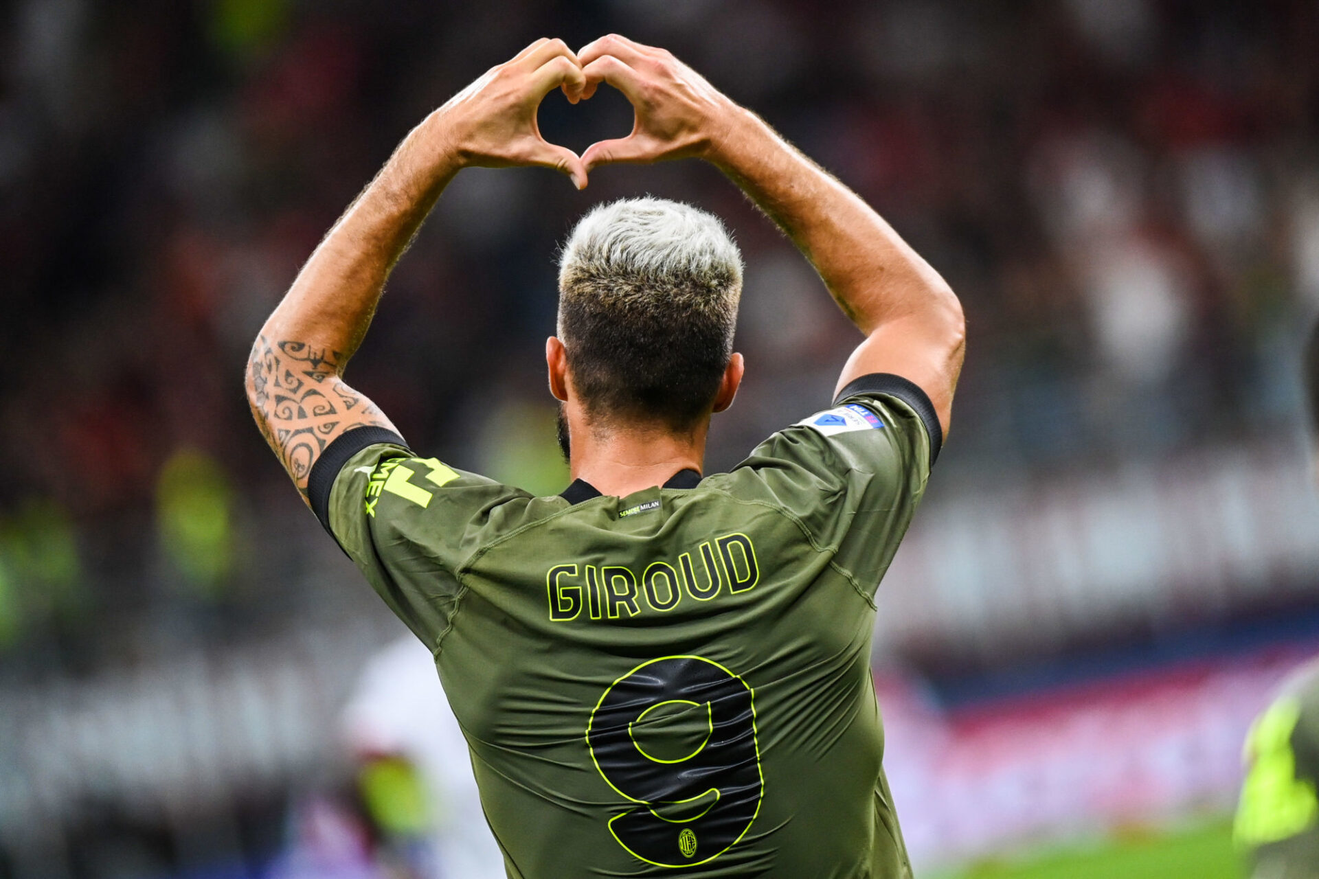 Olivier Giroud sous les couleurs de l'AC Milan. (Icon Sport)