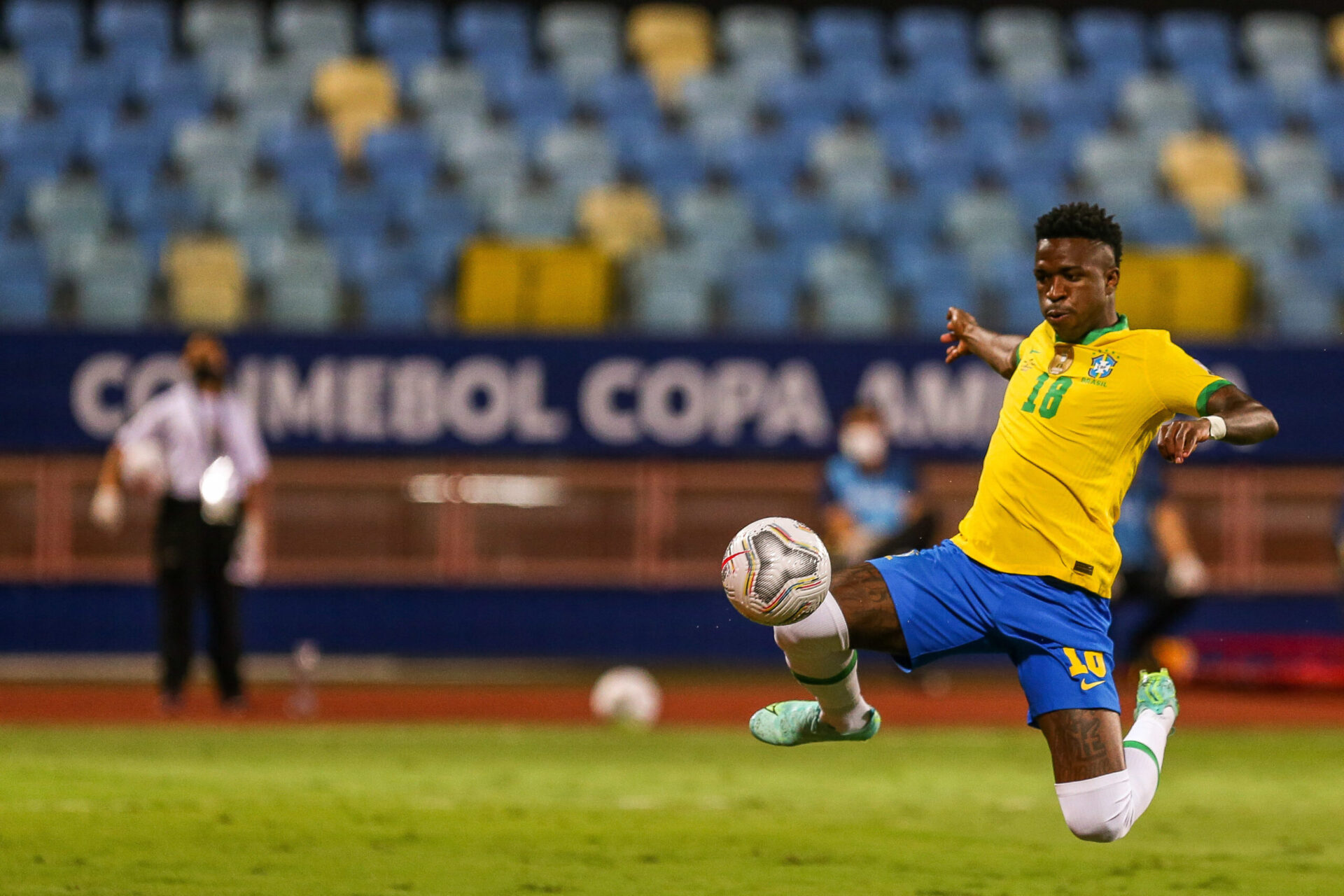 Vinicius Junior défendra les couleurs du Brésil lors de la CdM. (Icon Sport) Vinicius Junior défendra les couleurs du Brésil lors de la CdM. (Icon Sport)