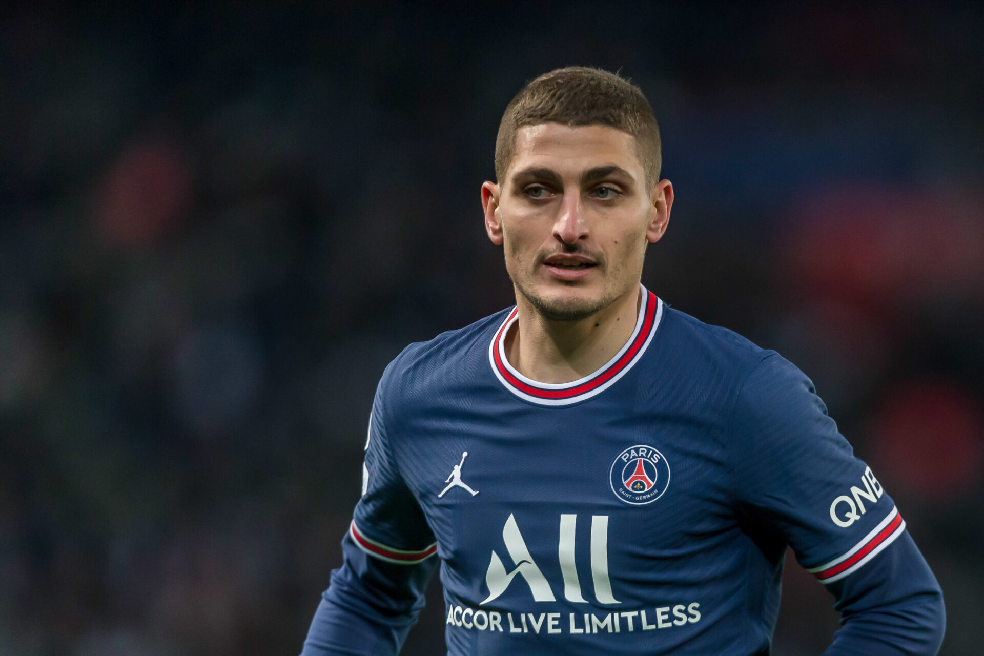 Marco Verratti avec le maillot du Paris Saint-Germain (Icon Sport)
