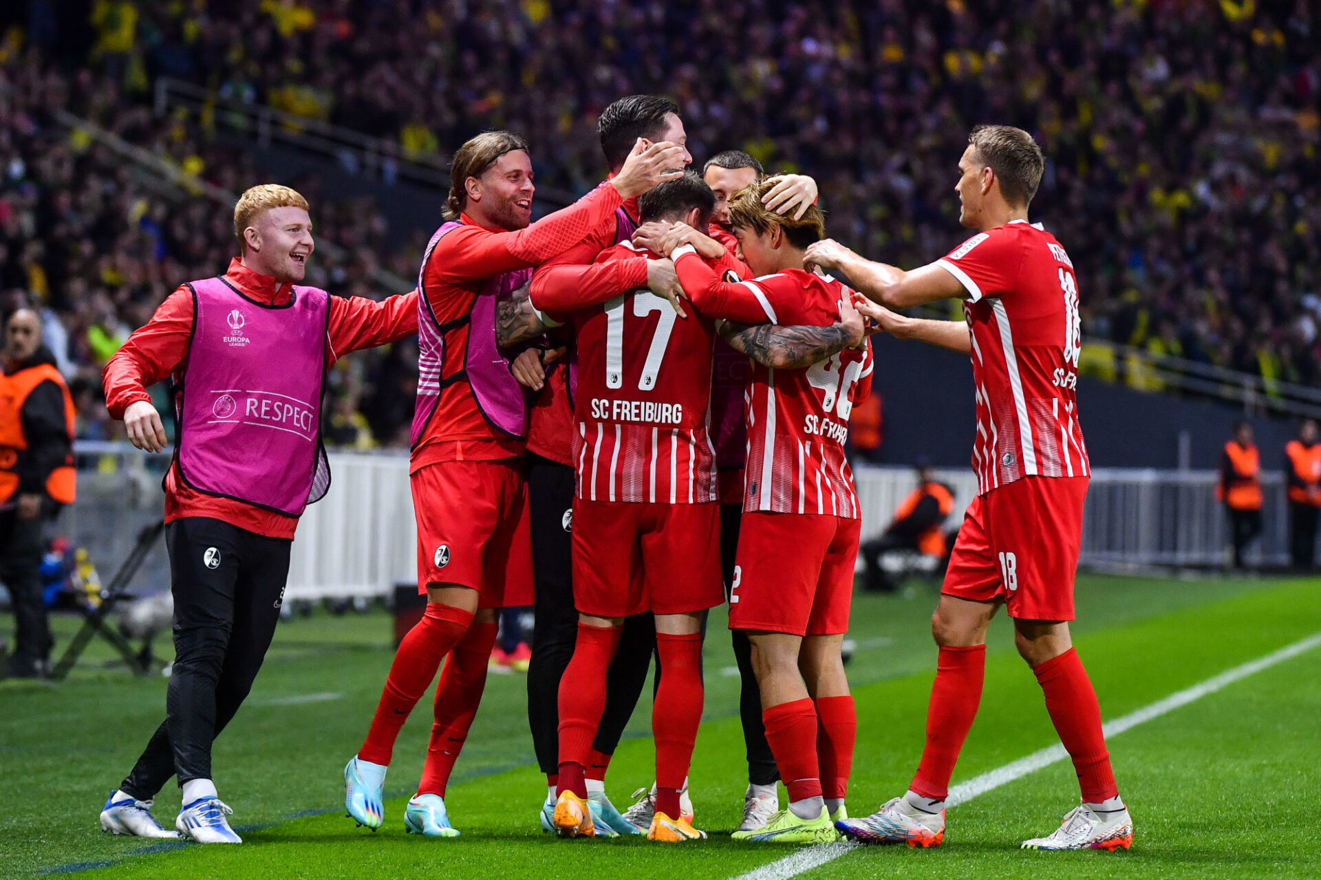 Fribourg a domin&eacute; le FC Nantes. (Icon Sport)