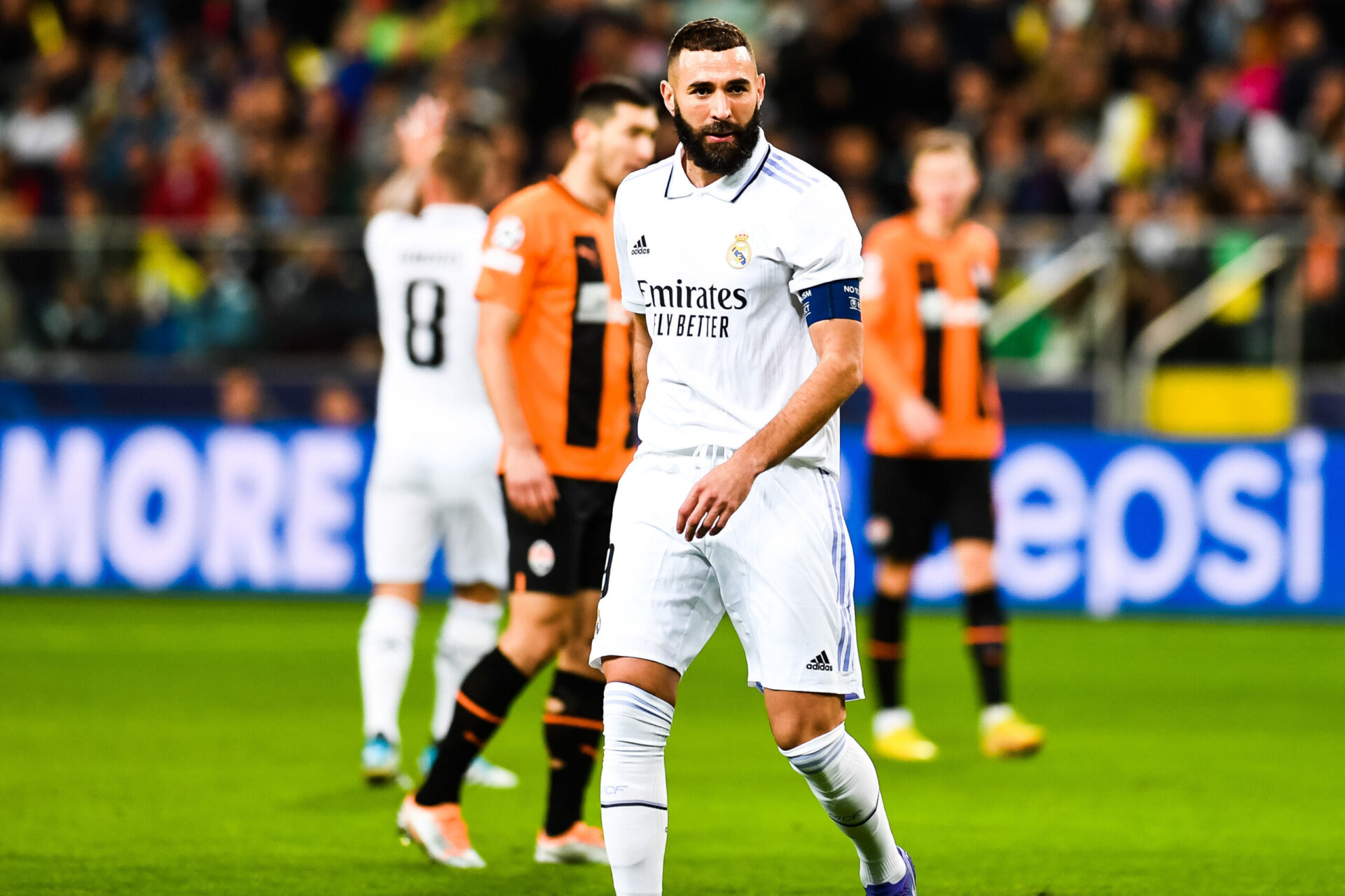 Karim Benzema et le Real, battus par le Shakthar en LdC. (Icon Sport)