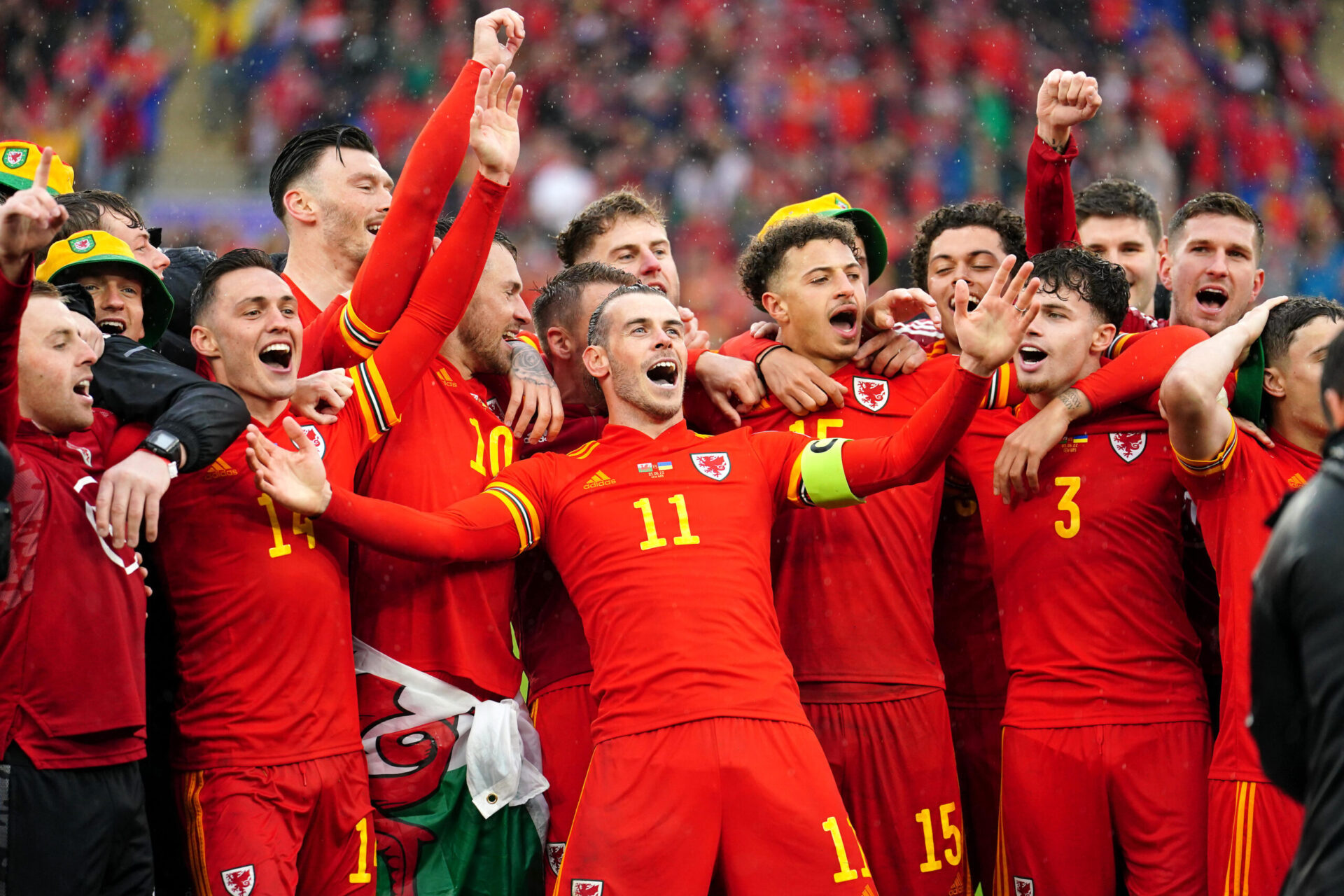 Le Pays de Galles a exult&eacute; lors de sa qualification contre l'Ukraine (Icon Sport)