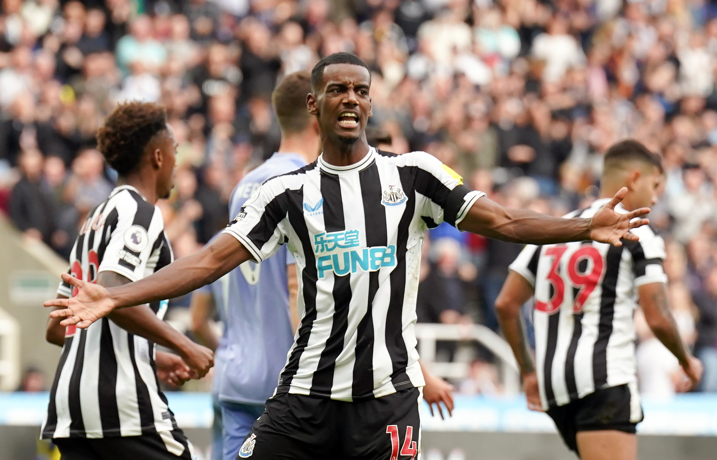 Alexander Isak avait marqué lors de son dernier match avec Newcastle, le 17 septembre contre Bournemouth. (Icon Sport) Alexander Isak avait marqué lors de son dernier match avec Newcastle, le 17 septembre contre Bournemouth. (Icon Sport)