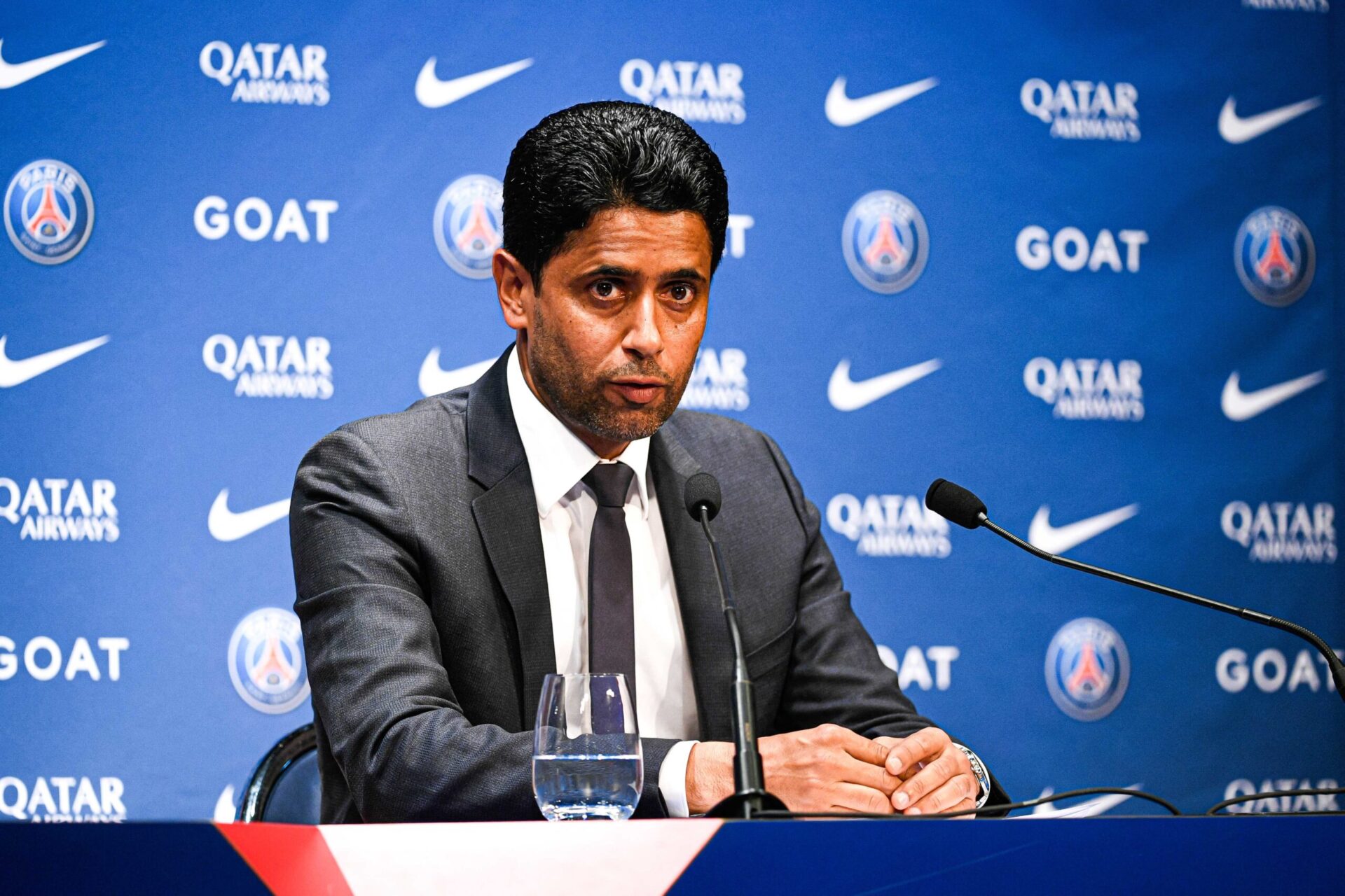 Nasser Al-Khela&iuml;fi, le pr&eacute;sident du PSG (Icon Sport)