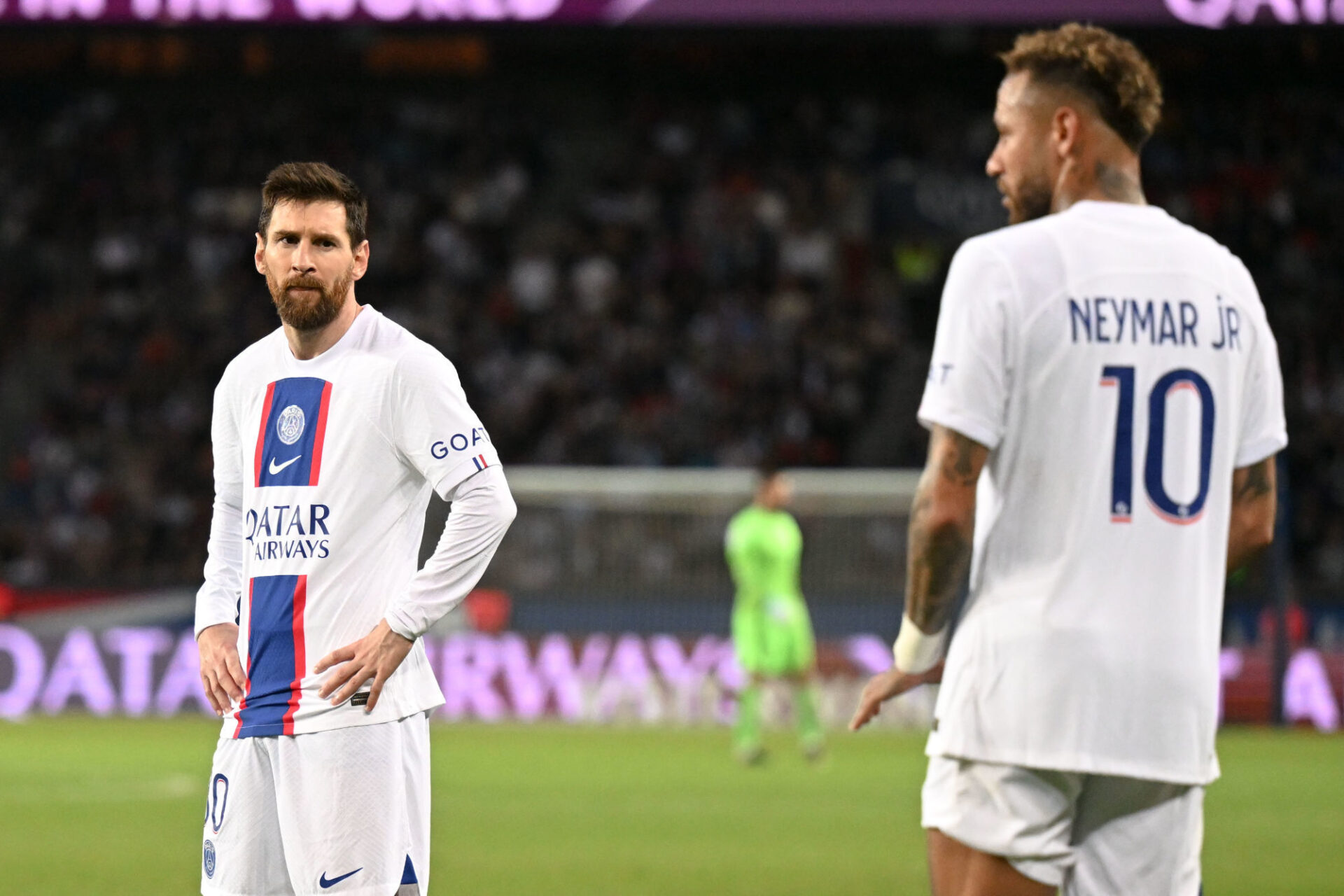 Soir&eacute;e compliqu&eacute;e pour Messi et Neymar avec le PSG &agrave; Rennes (Icon Sport)