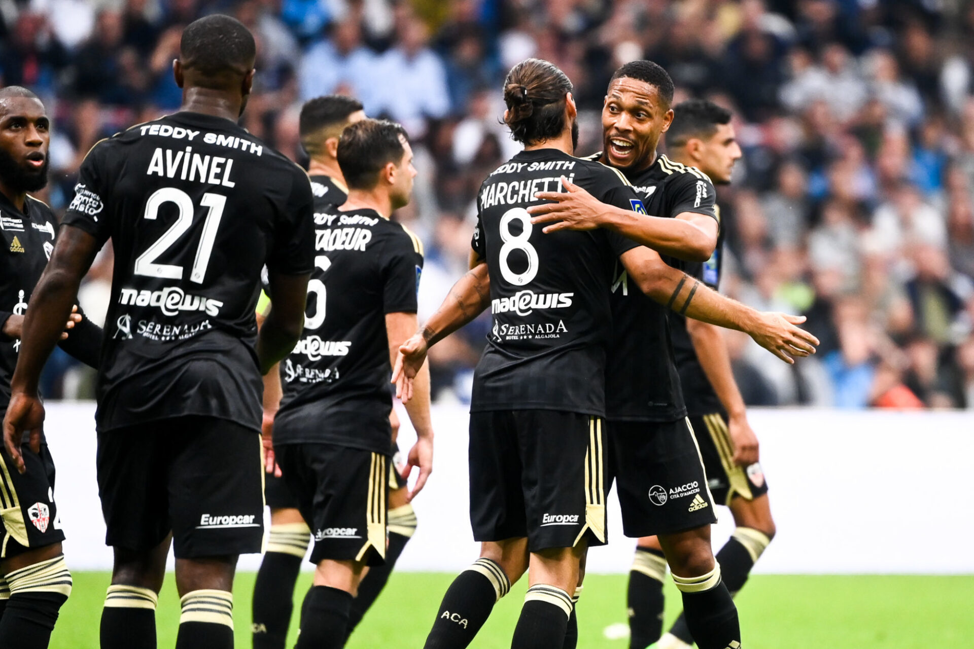 Ajaccio a fait tomber l'OM au Vélodrome. (Icon Sport) Ajaccio a fait tomber l'OM au Vélodrome. (Icon Sport)