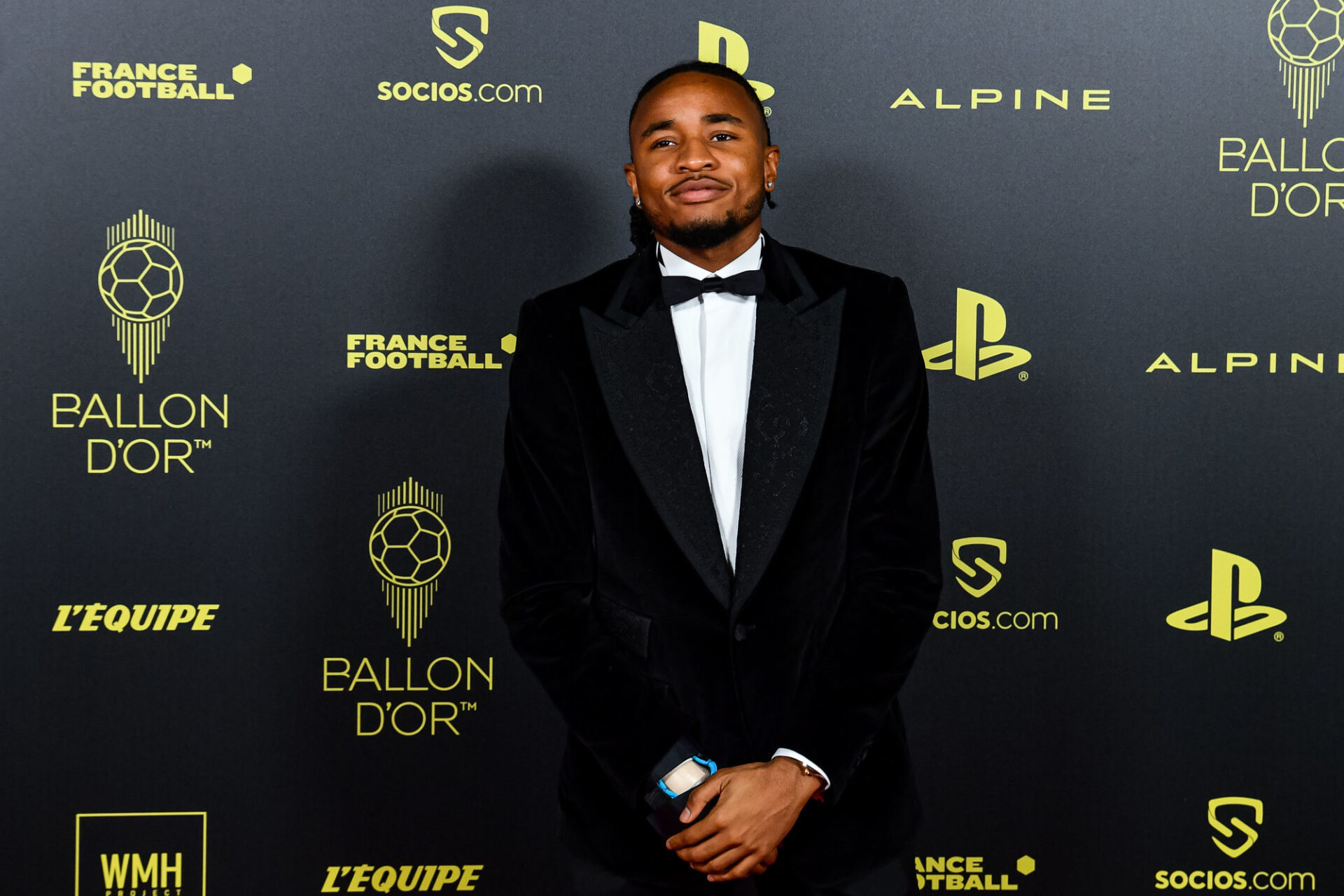 Christopher Nkunku lors de la 66&egrave;me c&eacute;r&eacute;monie du Ballon d'Or. (Icon Sport)