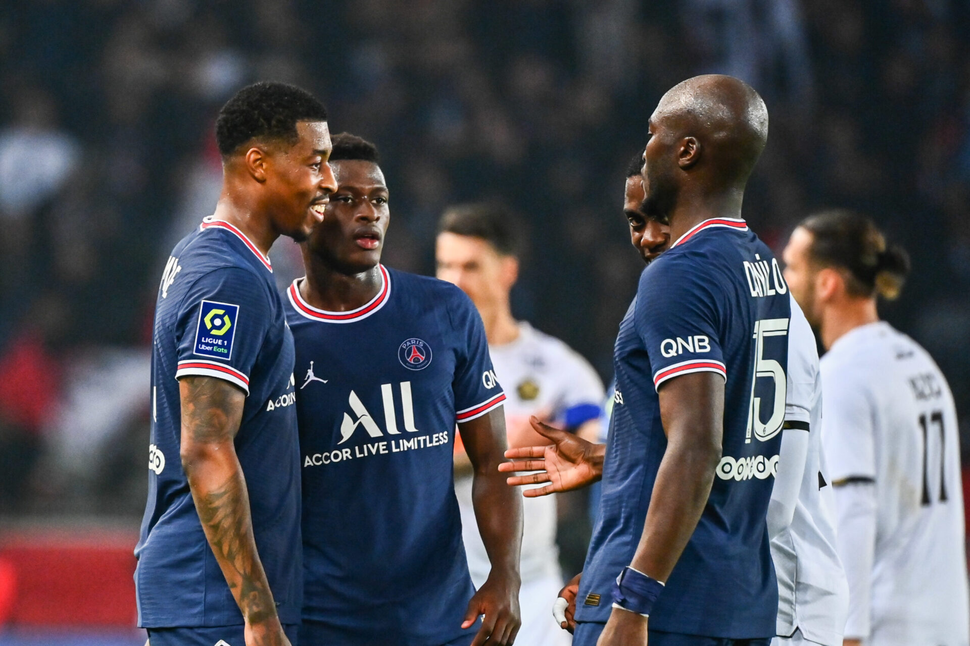Presnel Kimpembe et Nuno Mendes avec le PSG (Icon Sport)