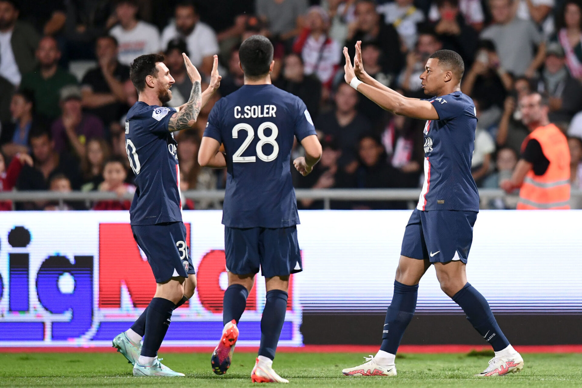 Kylian Mbappé a ouvert le score face à Ajaccio. (Icon Sport) Kylian Mbappé a ouvert le score face à Ajaccio. (Icon Sport)