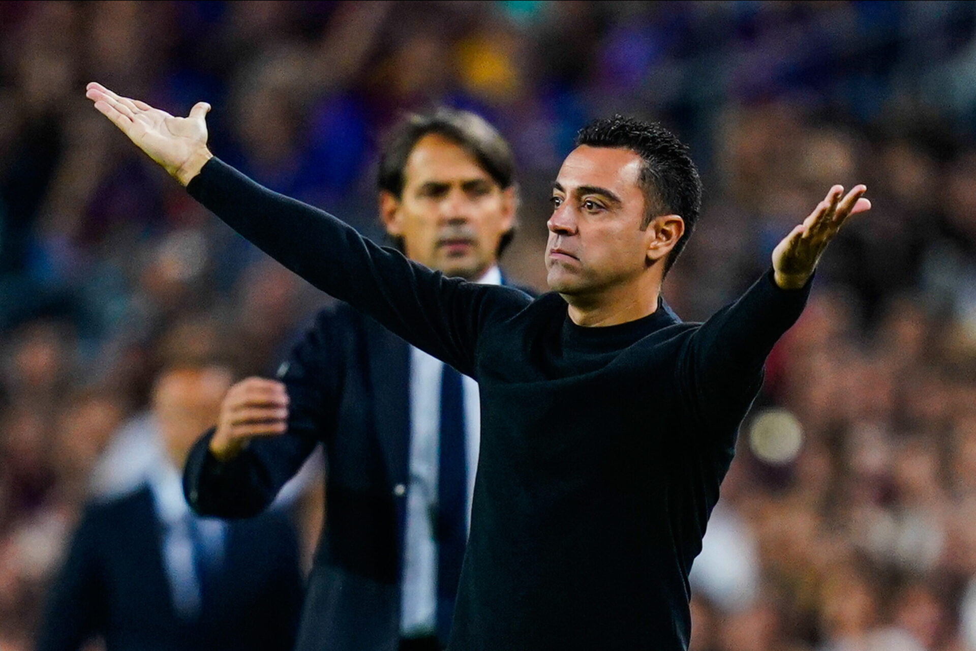 Xavi a tenu &agrave; s'excuser apr&egrave;s la contre-performance de son &eacute;quipe face &agrave; l'Inter (Icon Sport)