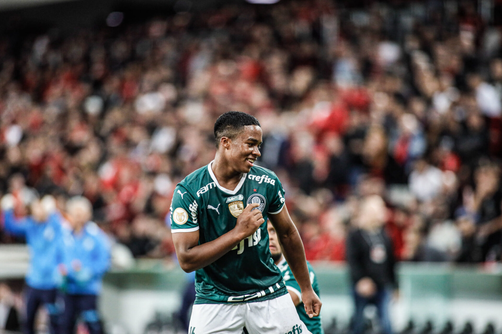 Endrick a célébré son premier but avec Palmeiras (Icon Sport) Endrick a célébré son premier but avec Palmeiras (Icon Sport)