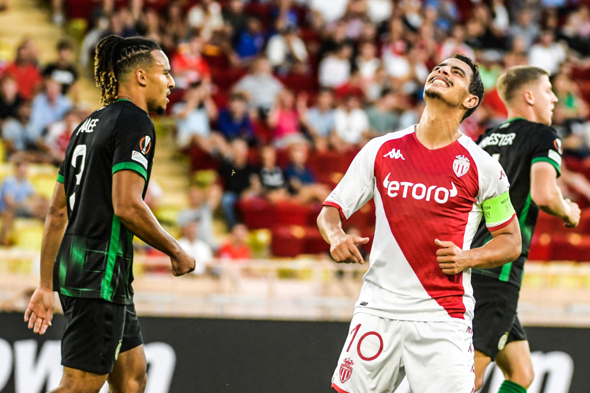 Il y a trois semaines, Wissam Ben Yedder et Monaco ont &eacute;t&eacute; surpris par Ferencvaros en Ligue Europa. (Icon Sport)