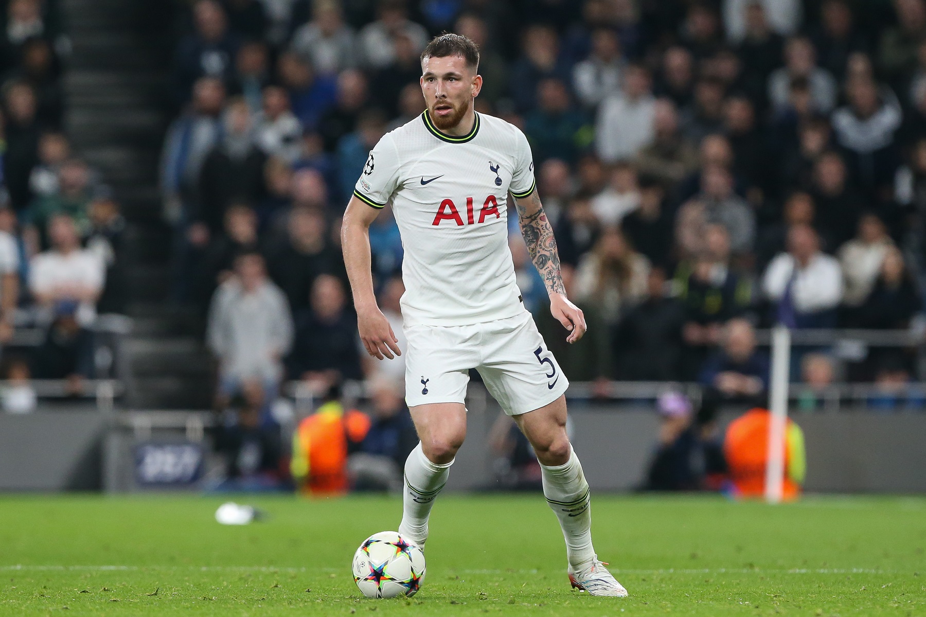 Depuis son arrivée de Southampton en 2020, Højbjerg est devenu un incontournable du milieu de Tottenham (Icon Sport) Depuis son arrivée de Southampton en 2020, Højbjerg est devenu un incontournable du milieu de Tottenham (Icon Sport)