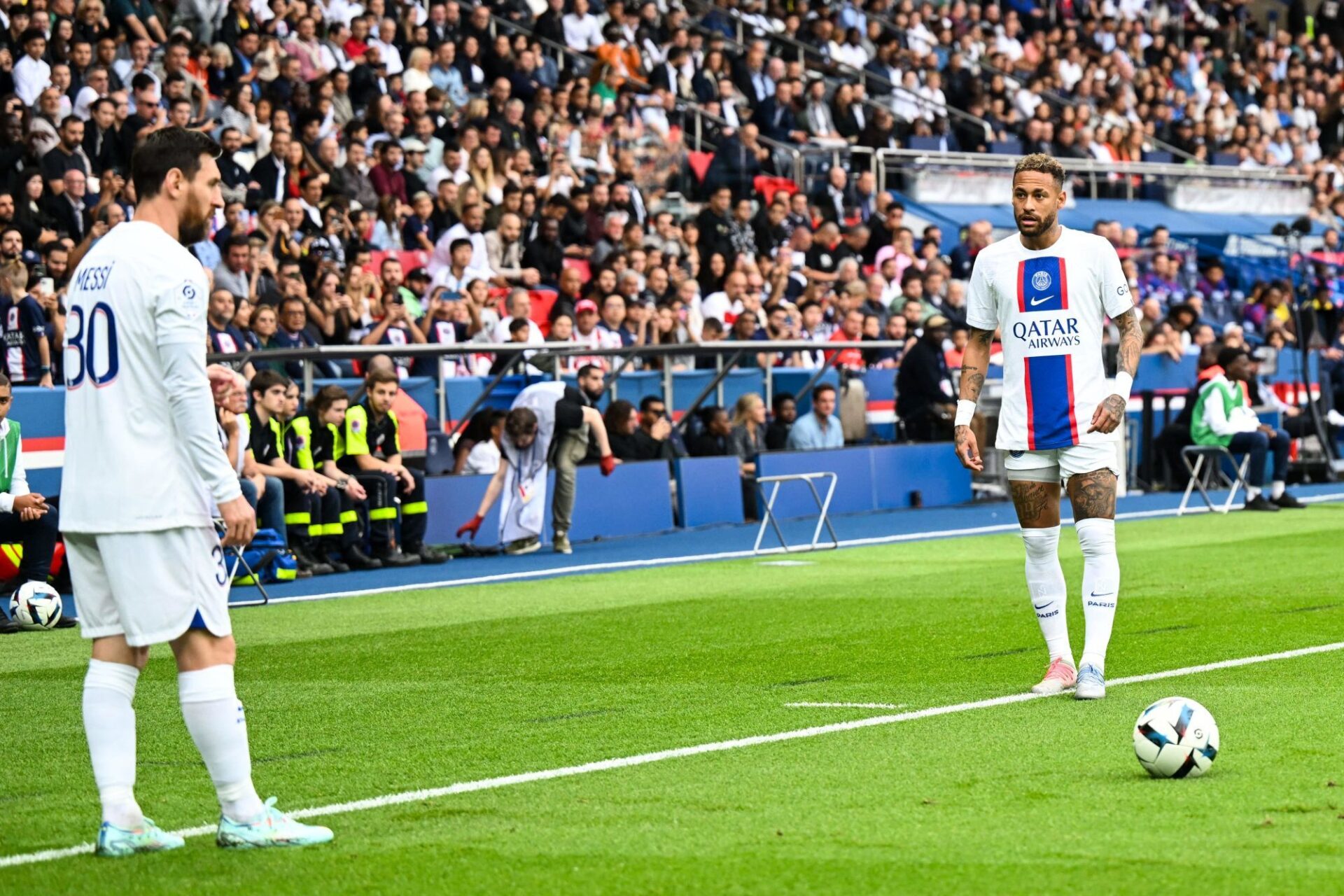 Neymar et Messi s'amusent avec le PSG face à Troyes (Icon Sport)