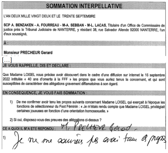 Droit de réponse d'Elisabeth Loisel. Droit de réponse d'Elisabeth Loisel.