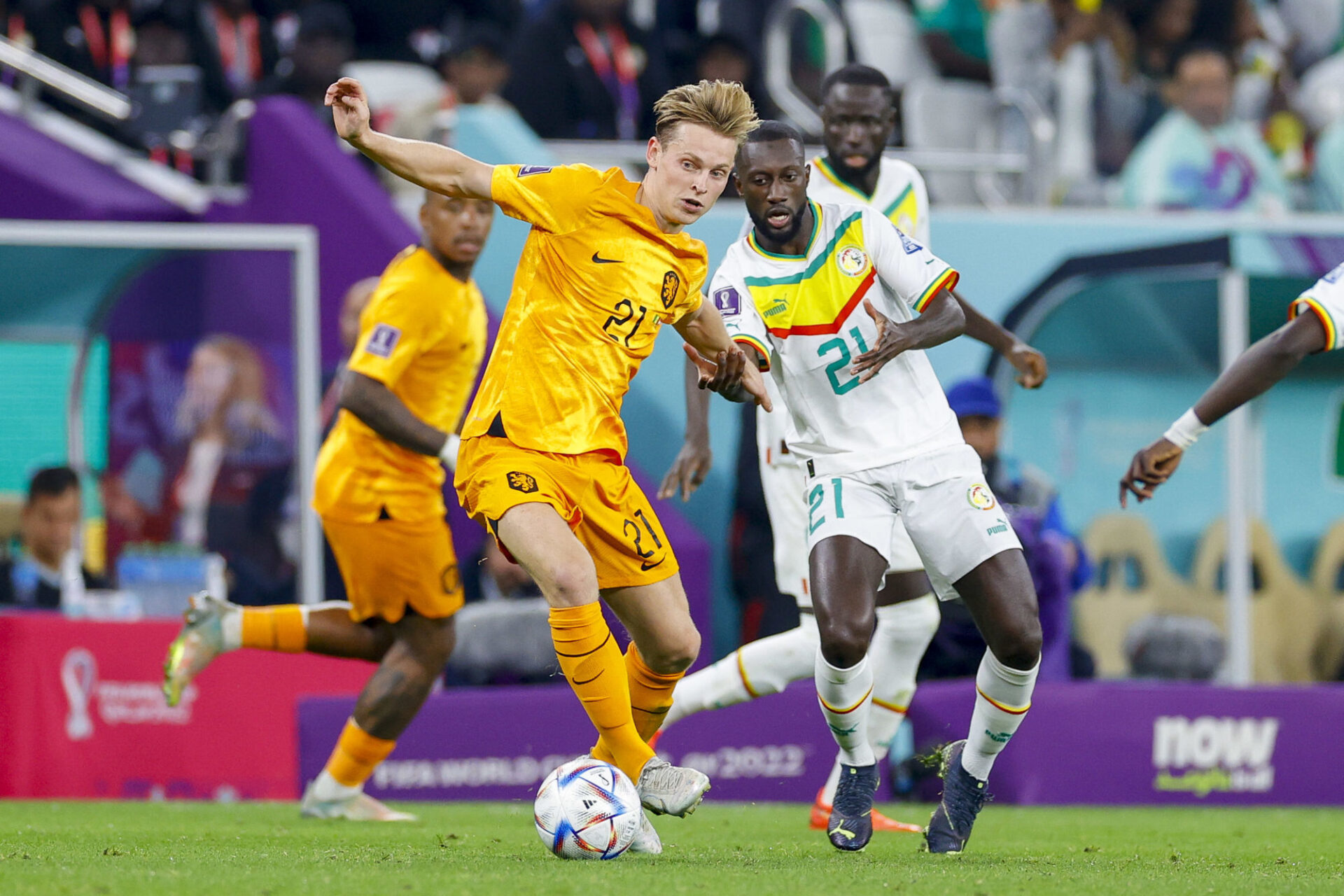 Les Pays-Bas ont affronté le Sénégal dès leurs débuts en Coupe du monde. (Icon Sport) Les Pays-Bas ont affronté le Sénégal dès leurs débuts en Coupe du monde. (Icon Sport)