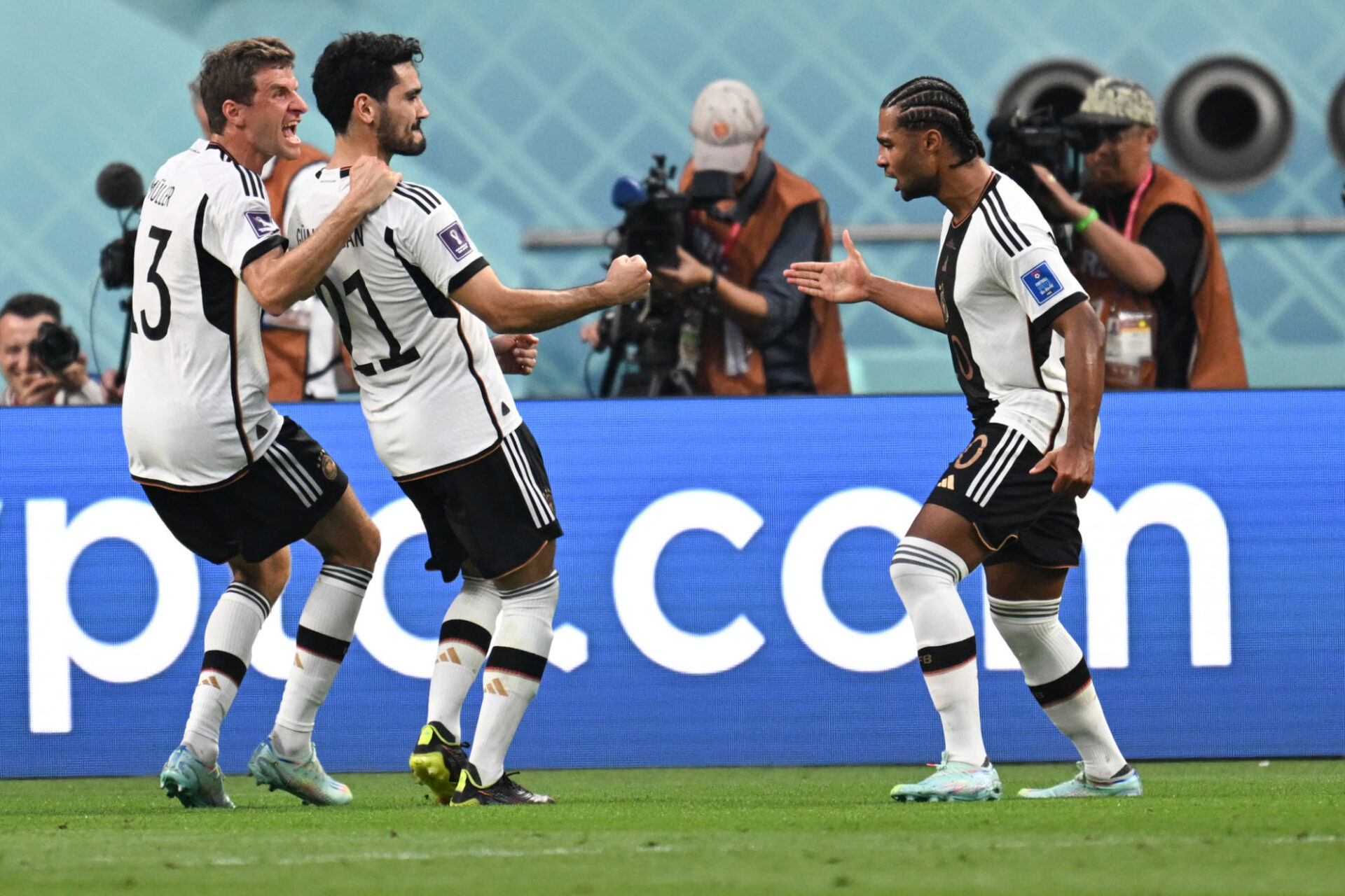 Tout avait pourtant bien commencé pour l'Allemagne avec l'ouverture du score de Gundogan (Icon Sport) Tout avait pourtant bien commencé pour l'Allemagne avec l'ouverture du score de Gundogan (Icon Sport)