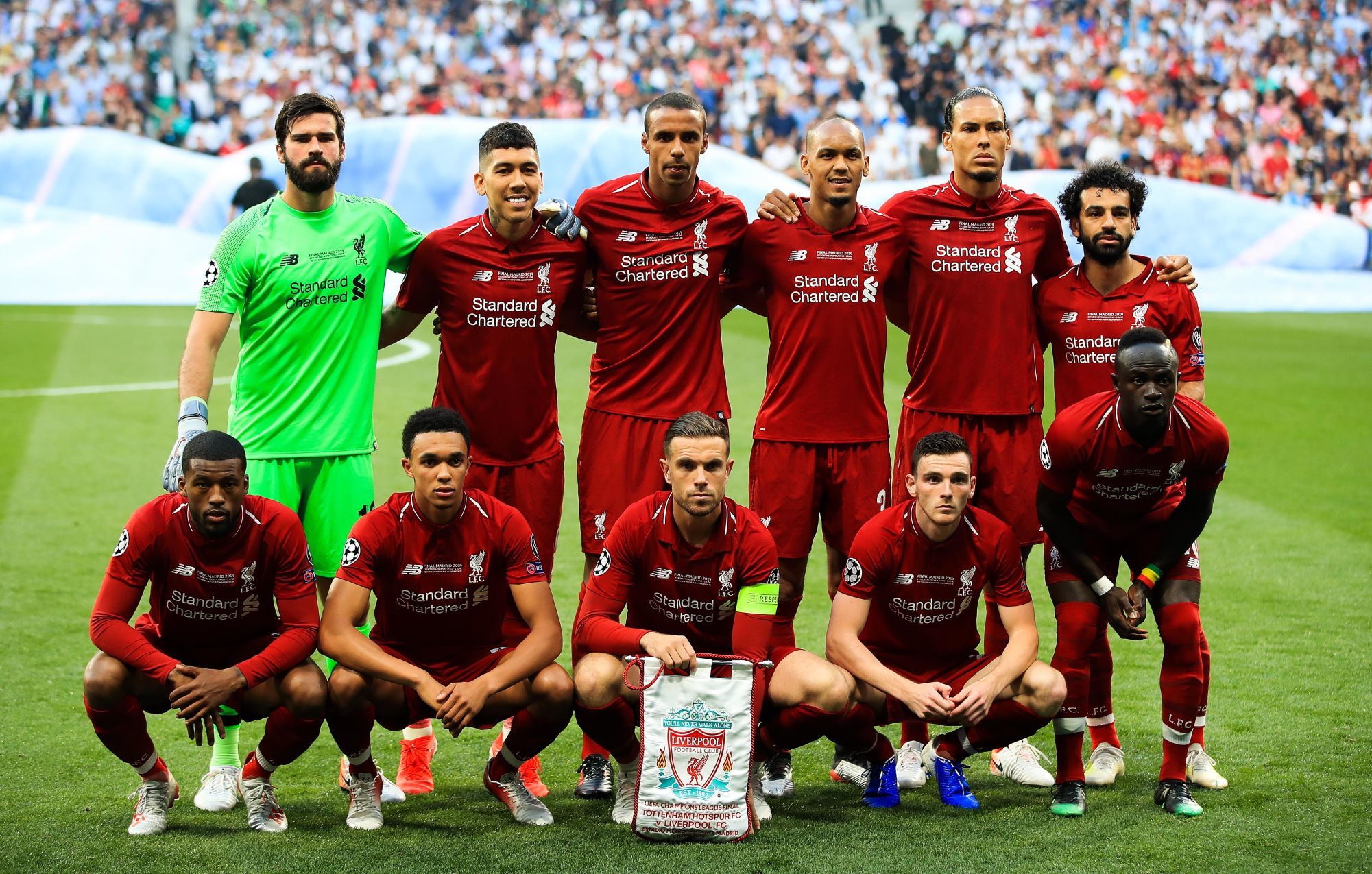 Liverpool : l&#039;incroyable statistique du 11 de départ qui a remporté la finale de C1 en 2019