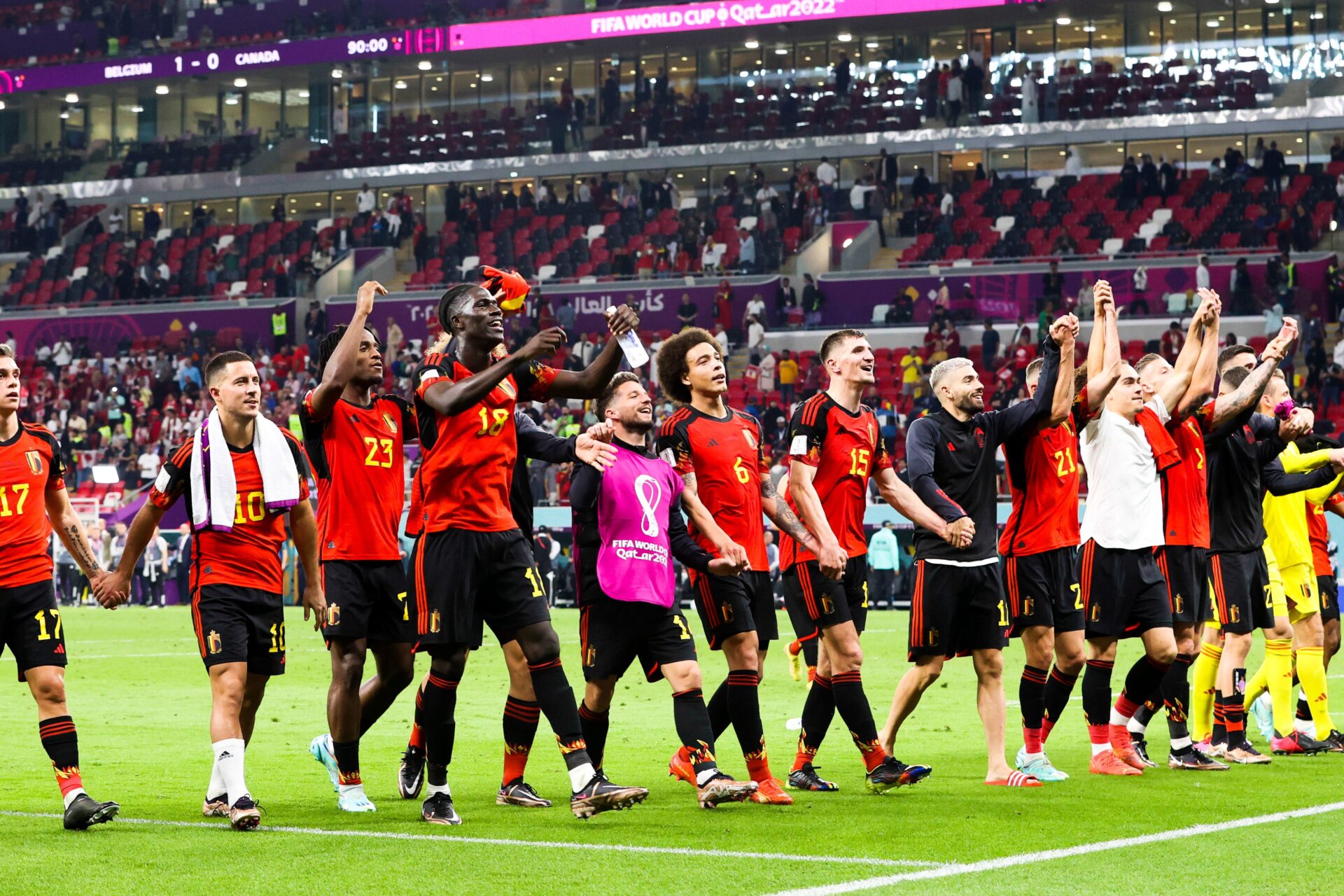 La Belgique est première de son groupe mais va devoir élever son niveau de jeu sur ses prochains matchs (Icon Sport)