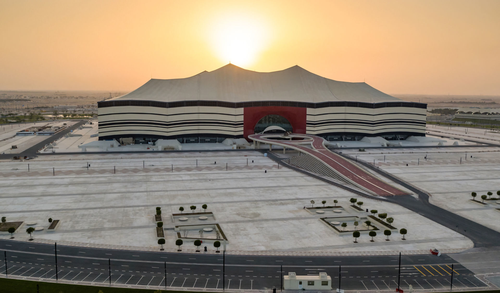 Le stade Al-Bayt à Al-Khor, au Qatar, accueillera la cérémonie d'ouverture et le premier match Qatar-Equateur (iconsport) Le stade Al-Bayt à Al-Khor, au Qatar, accueillera la cérémonie d'ouverture et le premier match Qatar-Equateur (iconsport)