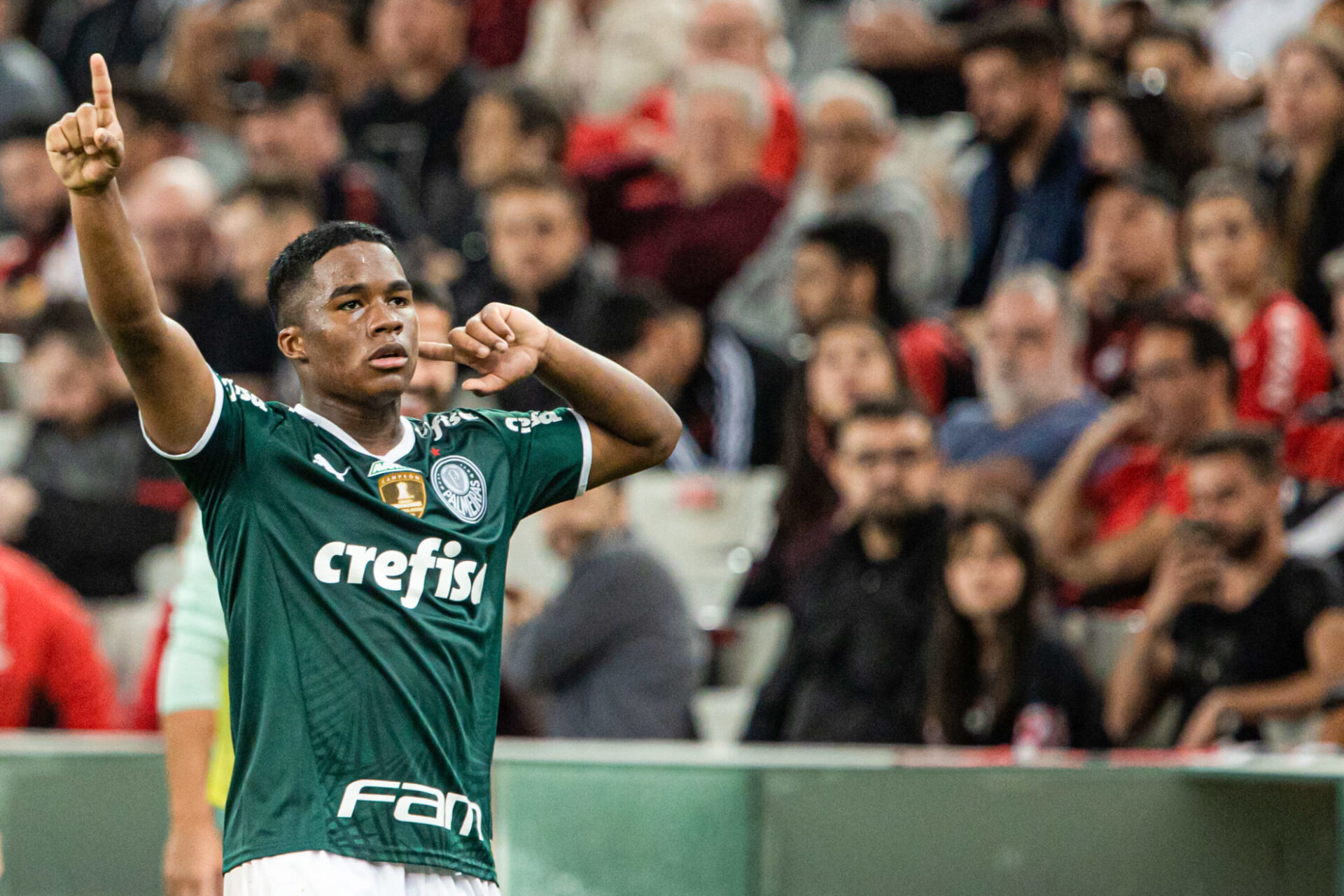 Mercato : la p&eacute;pite Endrick l'avoue, il "aime regarder le PSG" (Icon Sport)